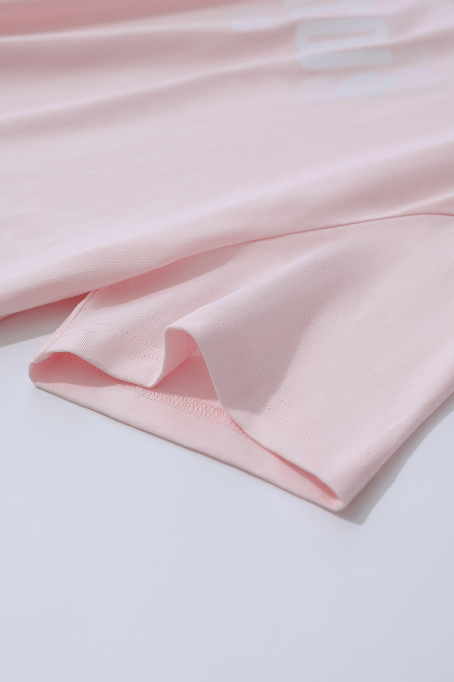 Letter Printed Cotton T-shirt