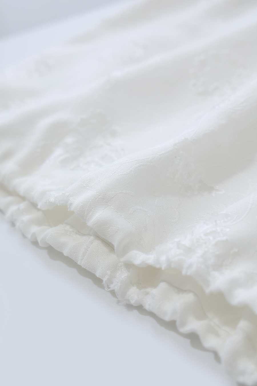 Crew Neck Drawstring Cut-out T-shirt