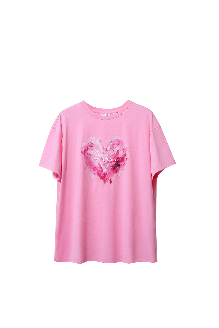 Heart Print Short Sleeve T-shirt