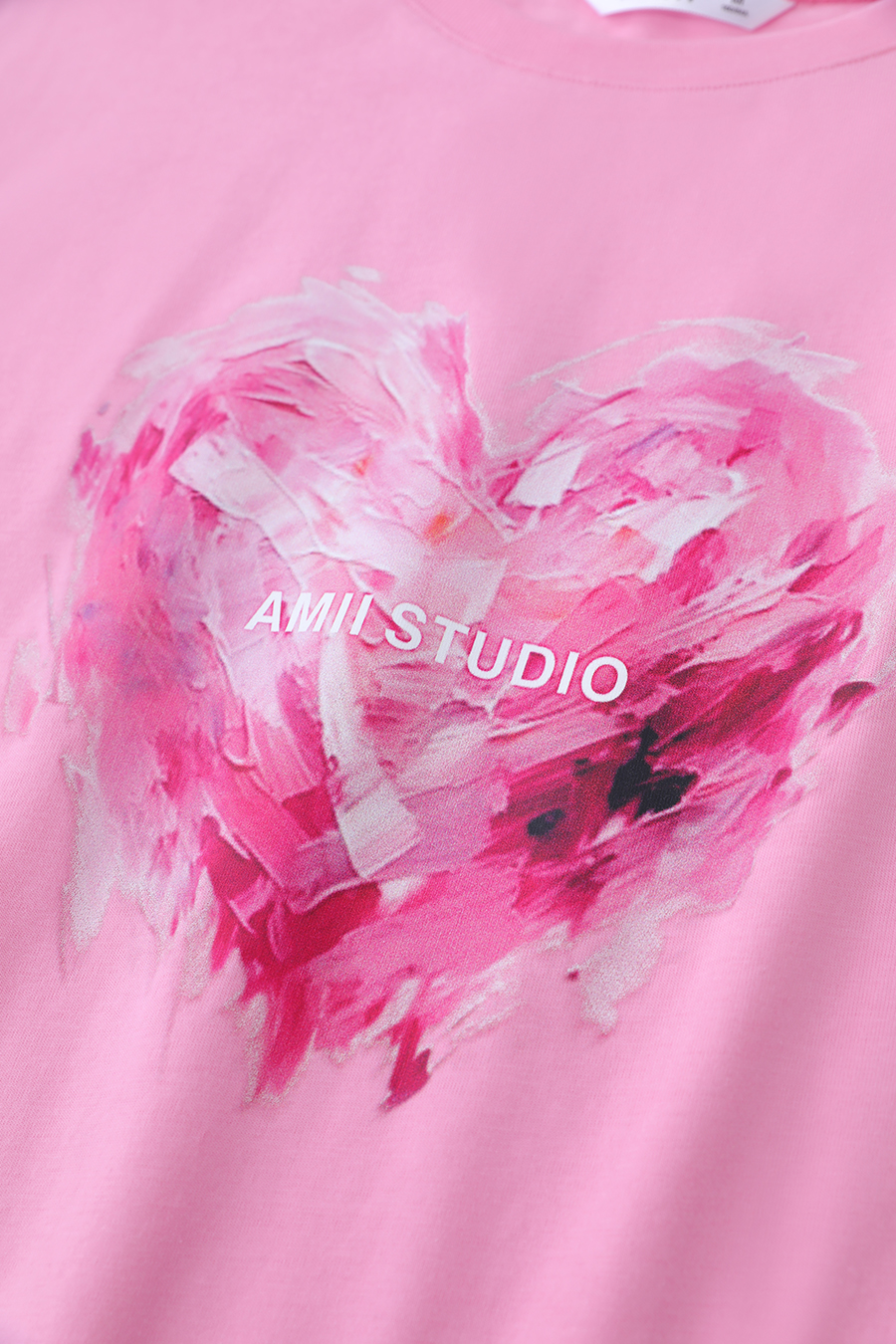 Heart Print Short Sleeve T-shirt