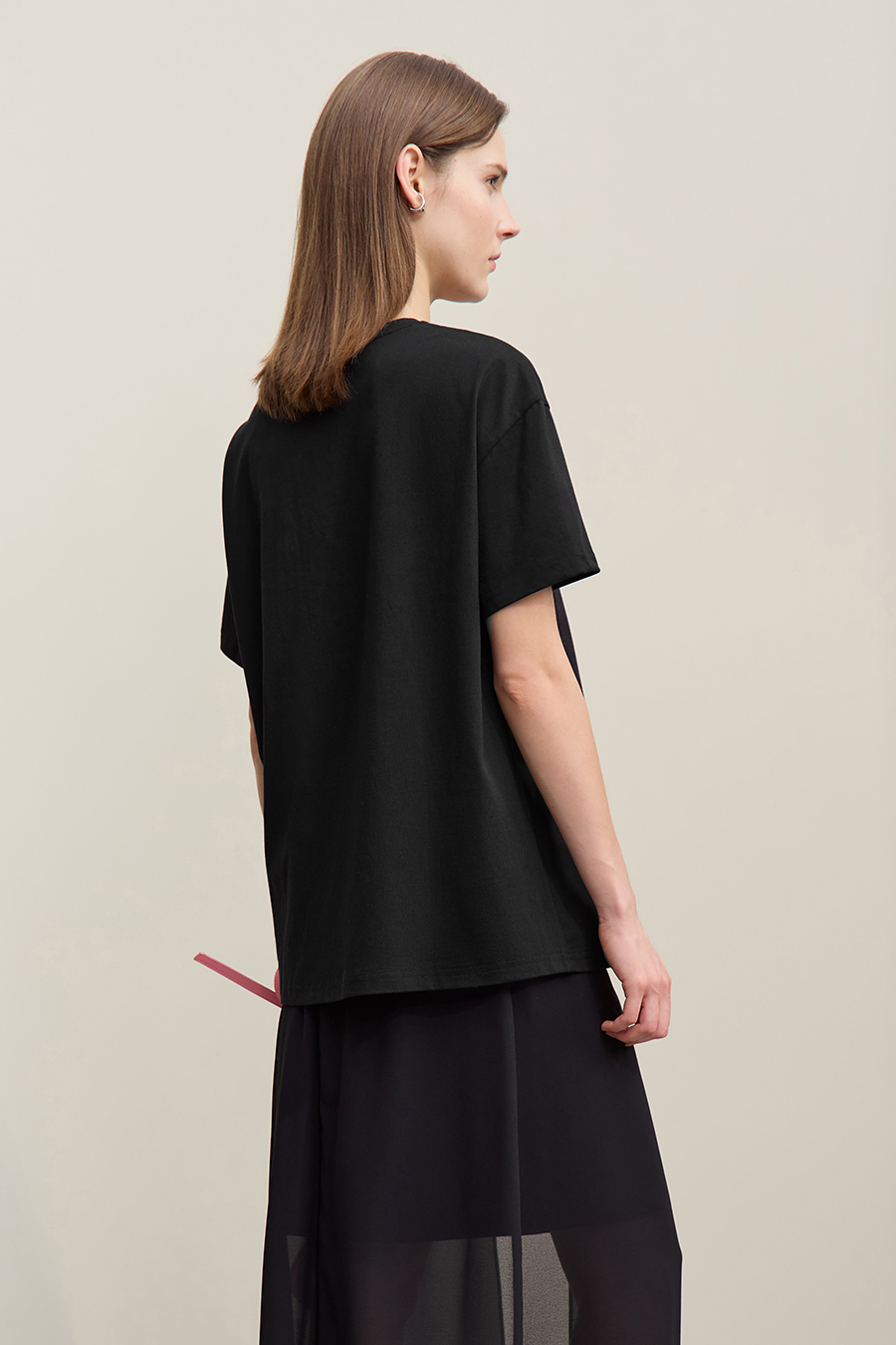 Heart Print Short Sleeve T-shirt