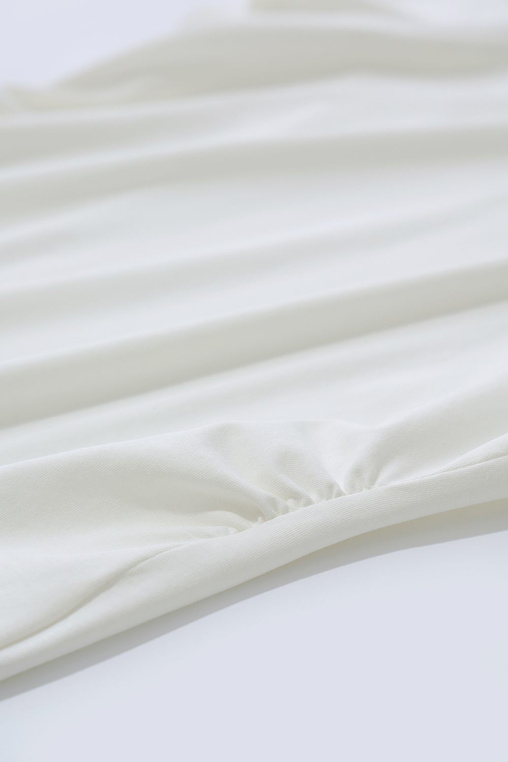 Lapel Frog Button Cotton Stretch T-shirt