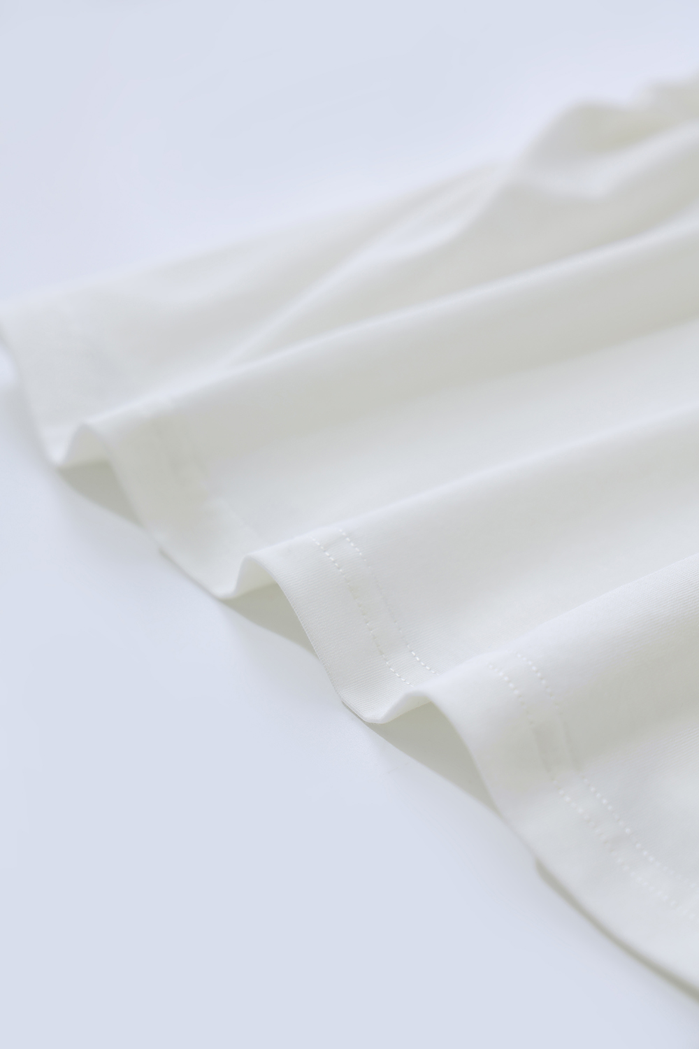 Lapel Frog Button Cotton Stretch T-shirt