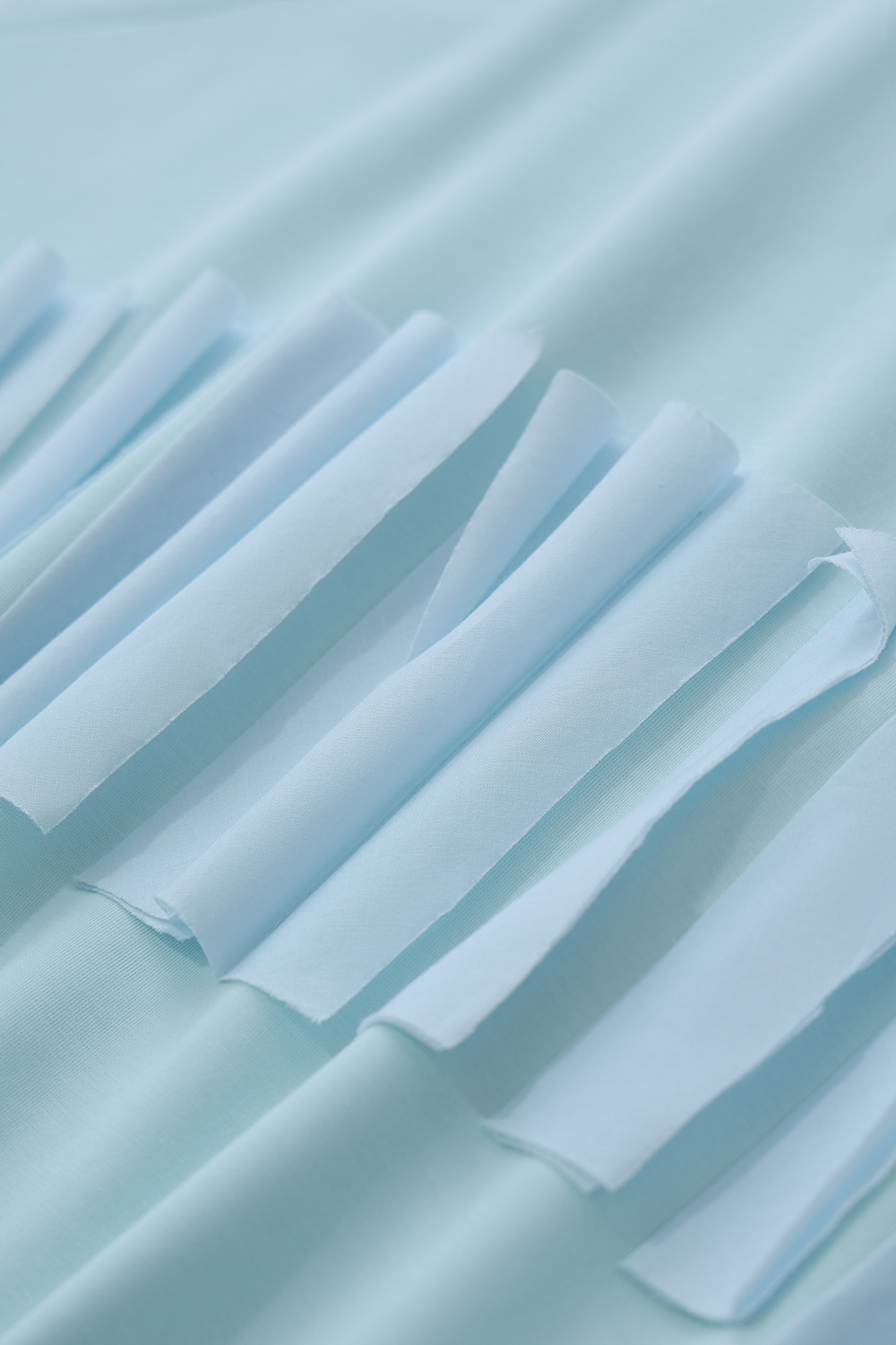 Contrast Fabric Air Layer Dress