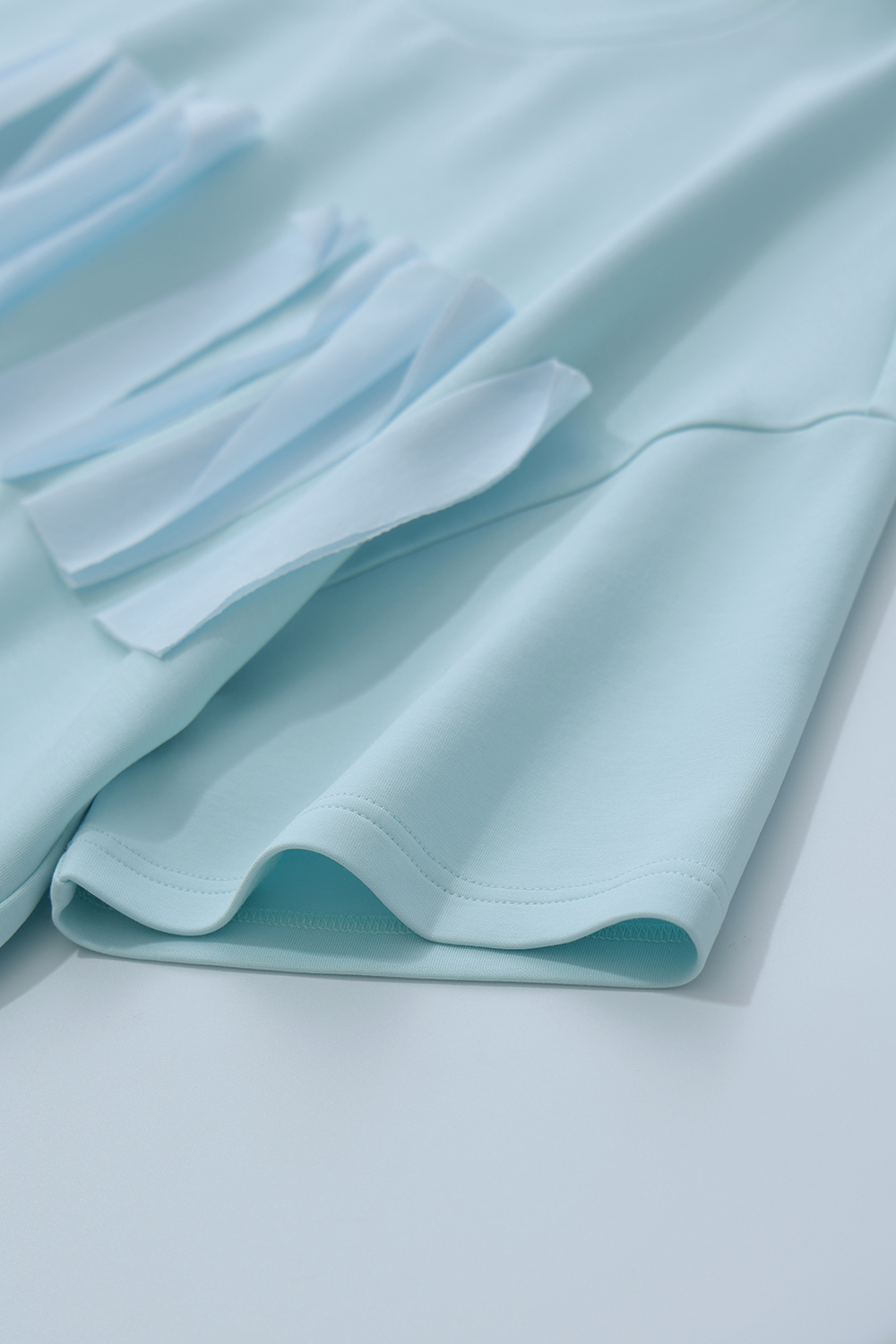 Contrast Fabric Air Layer Dress