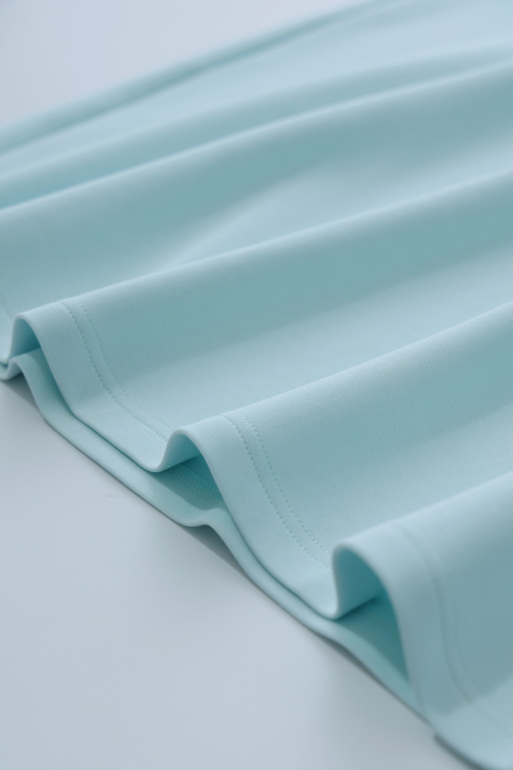 Contrast Fabric Air Layer Dress