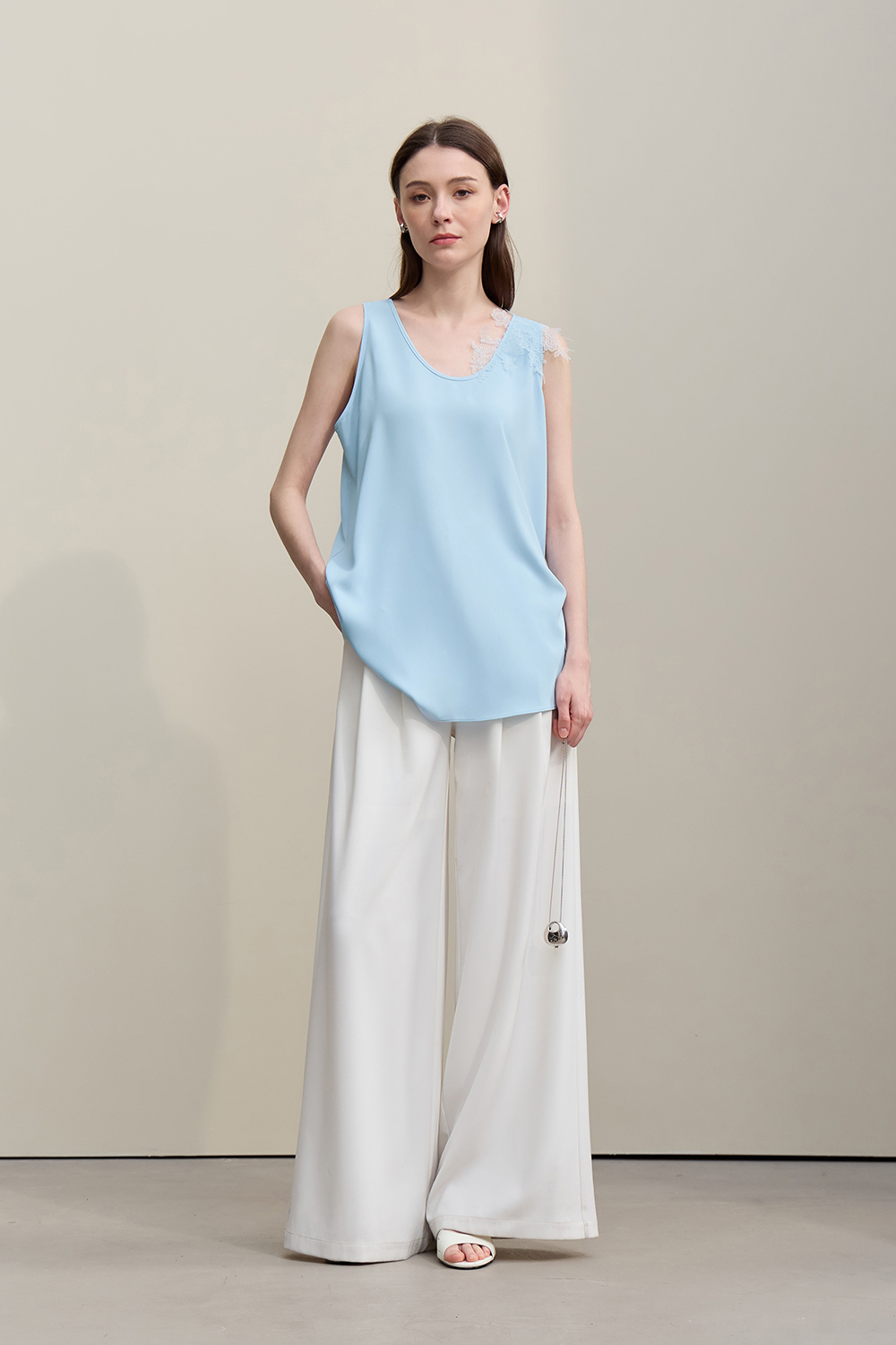 Lace Spliced Camisole