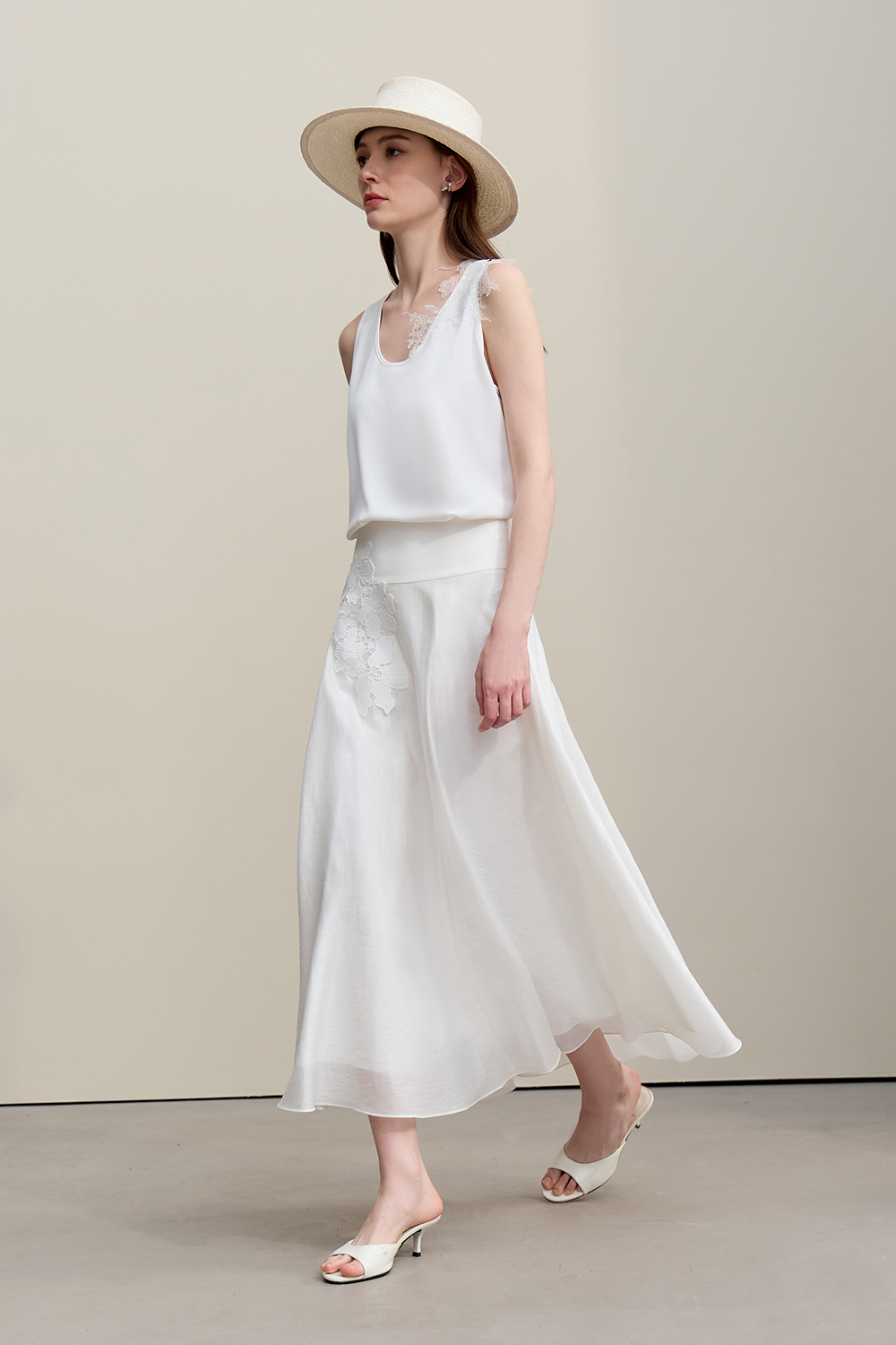 Lace Spliced Camisole