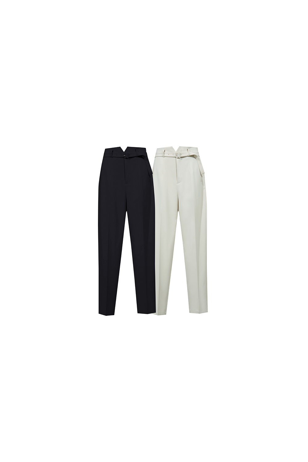 Commuter Tapered Casual Trousers|AMII