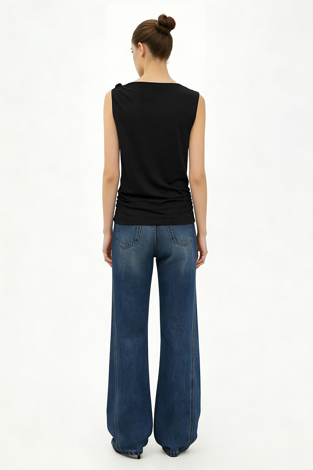 Cowl Neck Draped Camisole|AMII