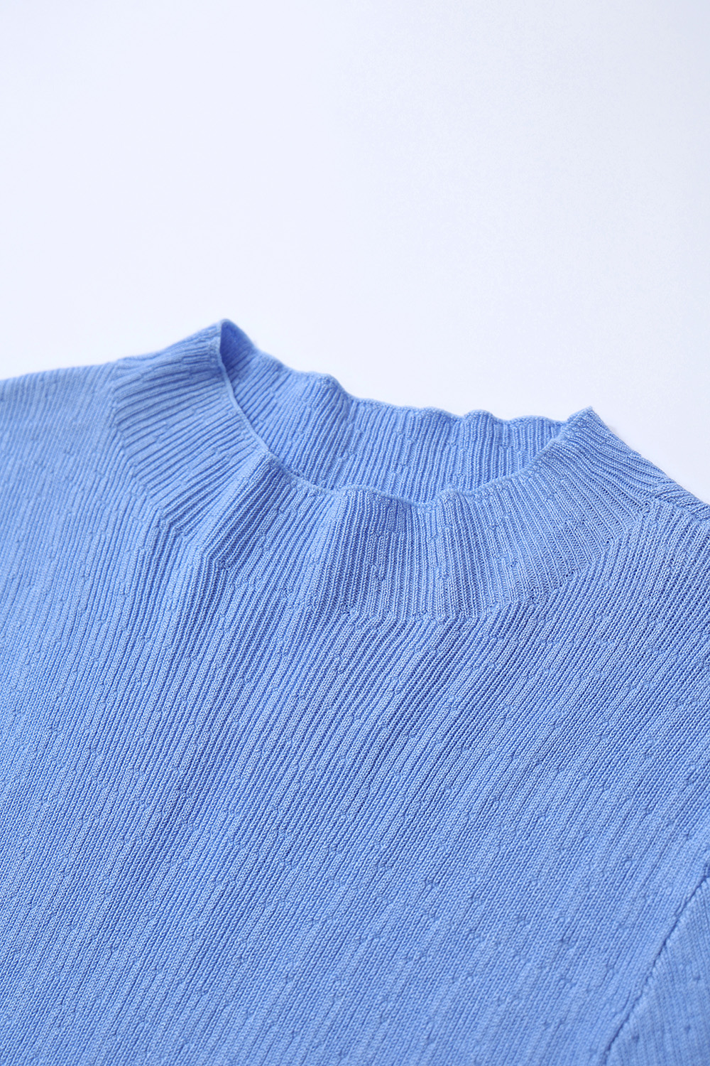 Hollow Short Sleeve Knit Sweater