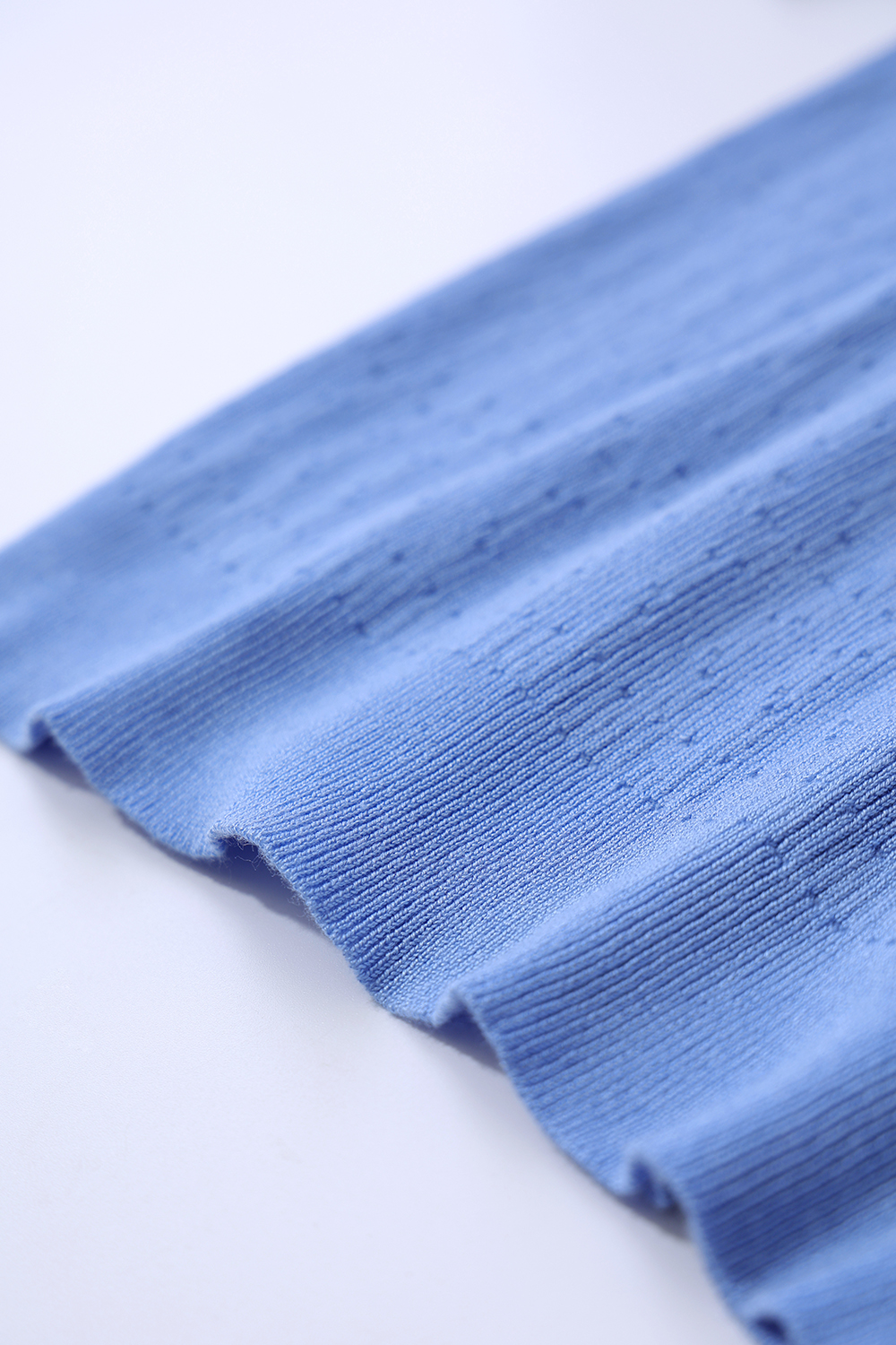 Hollow Short Sleeve Knit Sweater