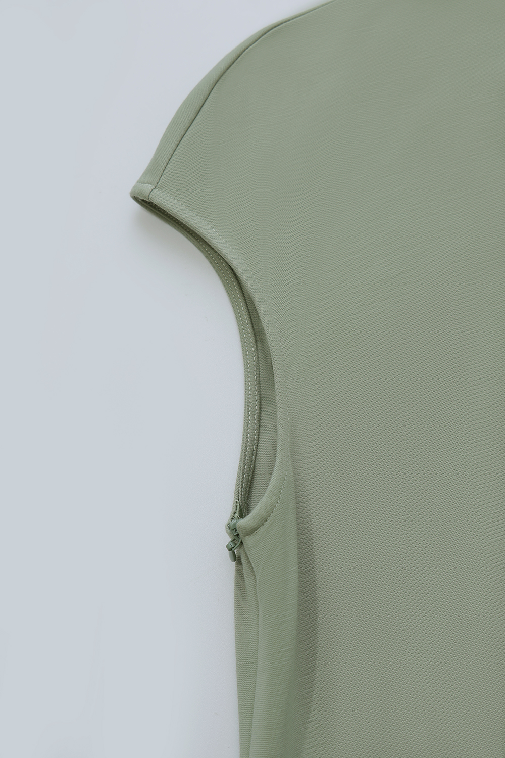 Knitted & Woven Spliced Dress|AMII