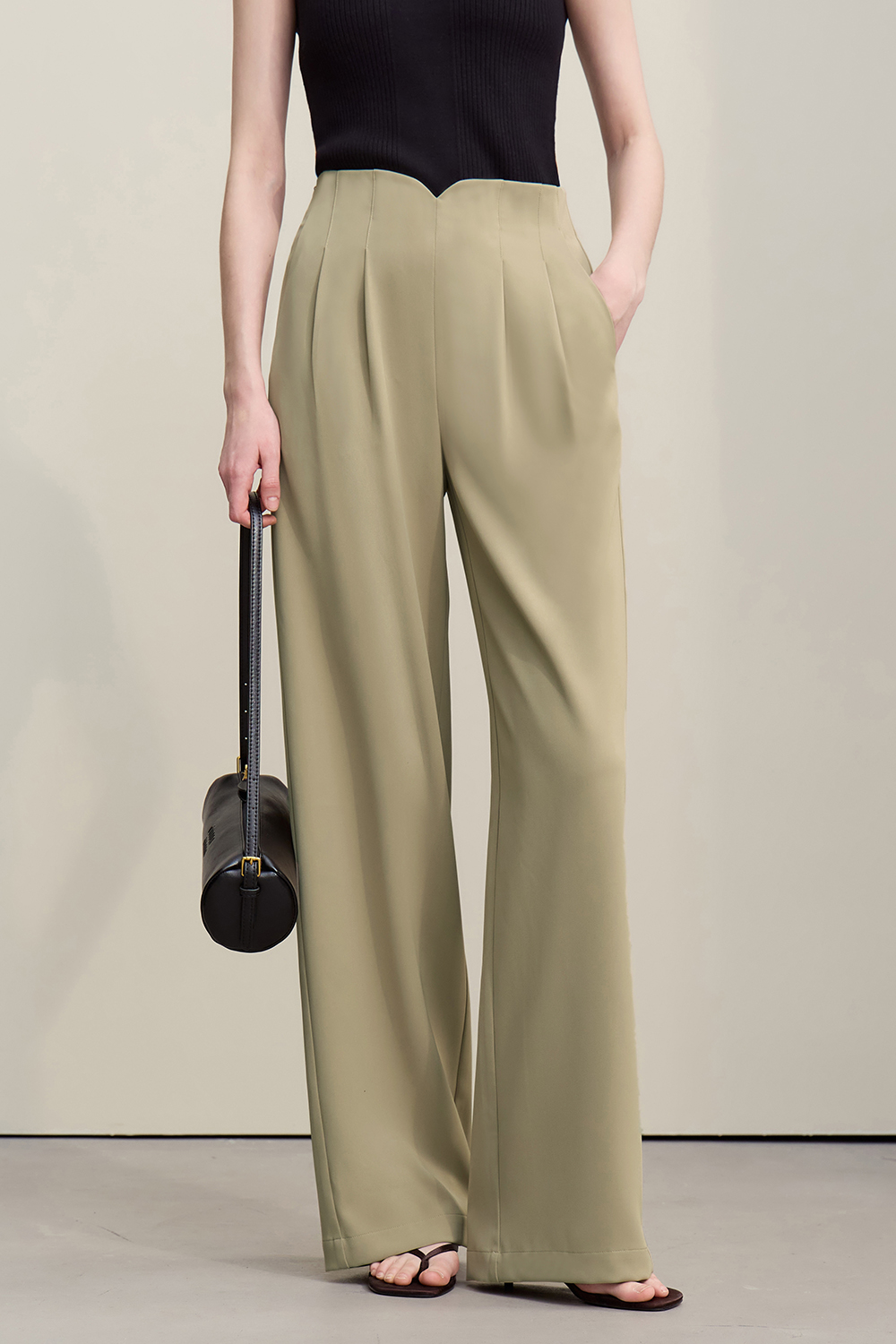 Commute Wide Leg Casual Pants