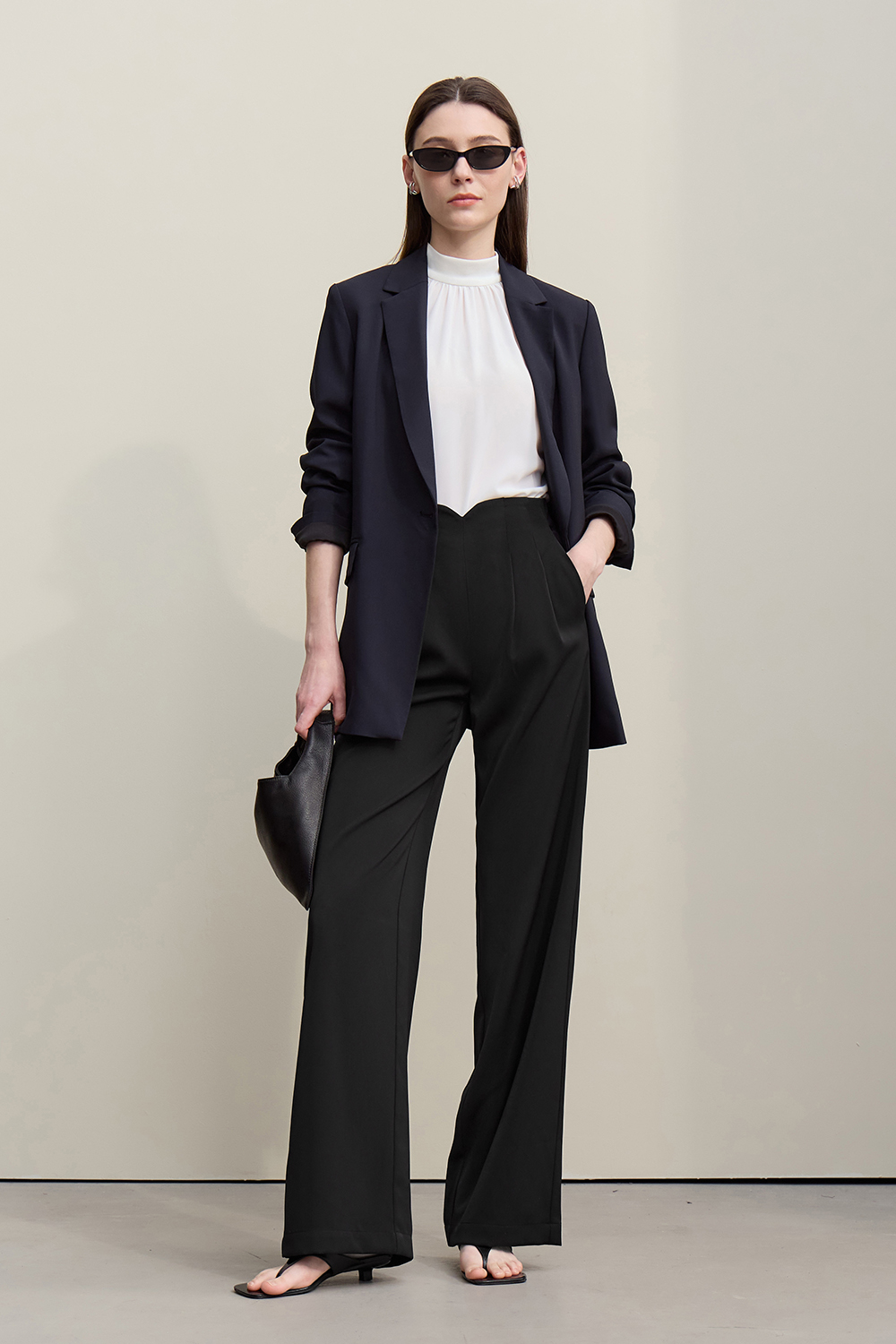 Commute Wide Leg Casual Pants