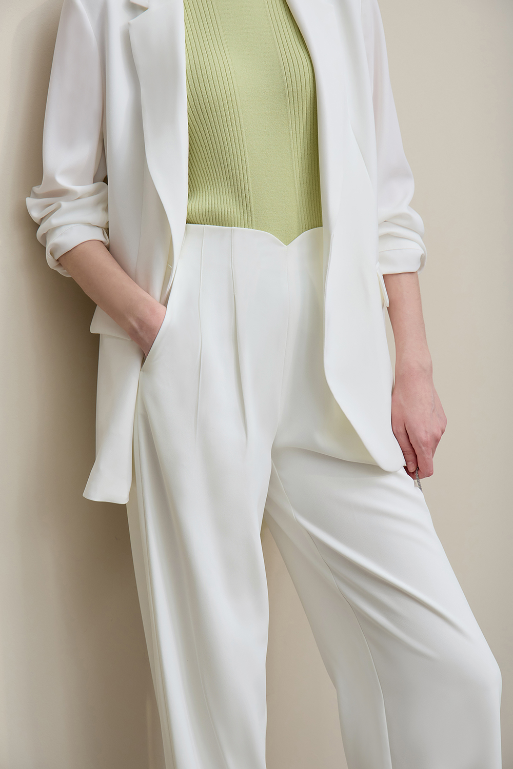 Commute Wide Leg Casual Pants