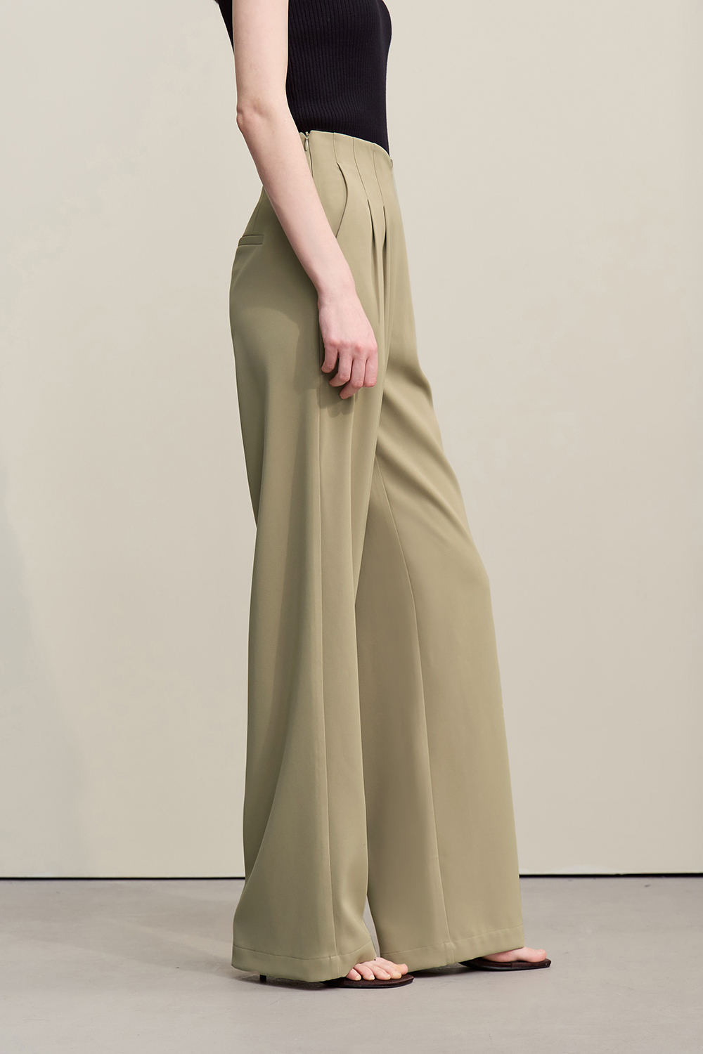 Commute Wide Leg Casual Pants