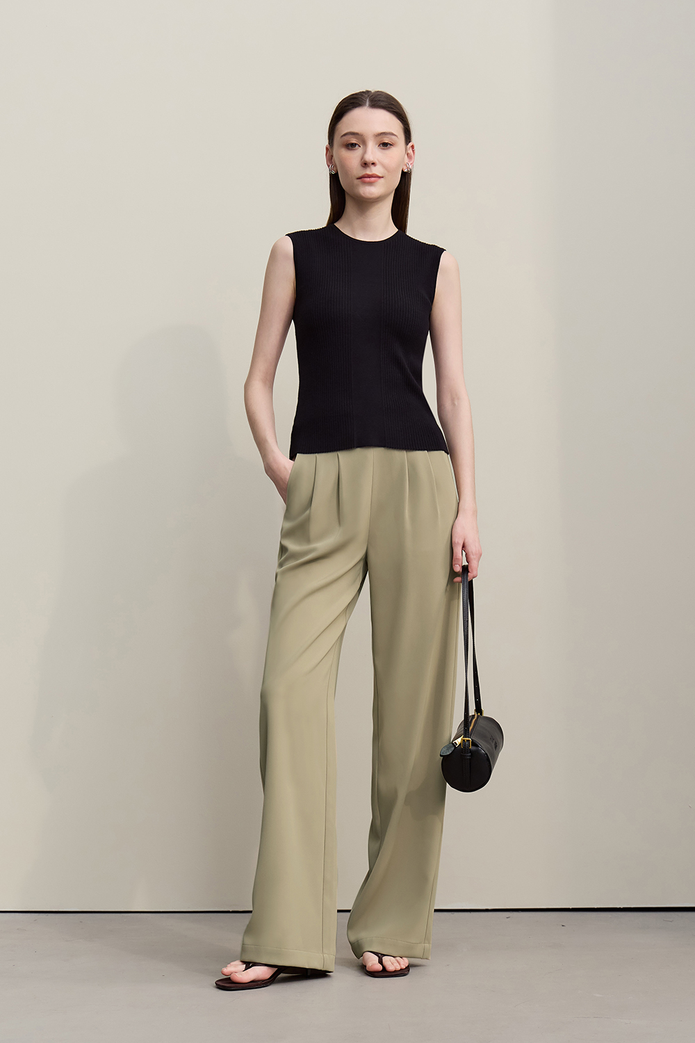 Commute Wide Leg Casual Pants