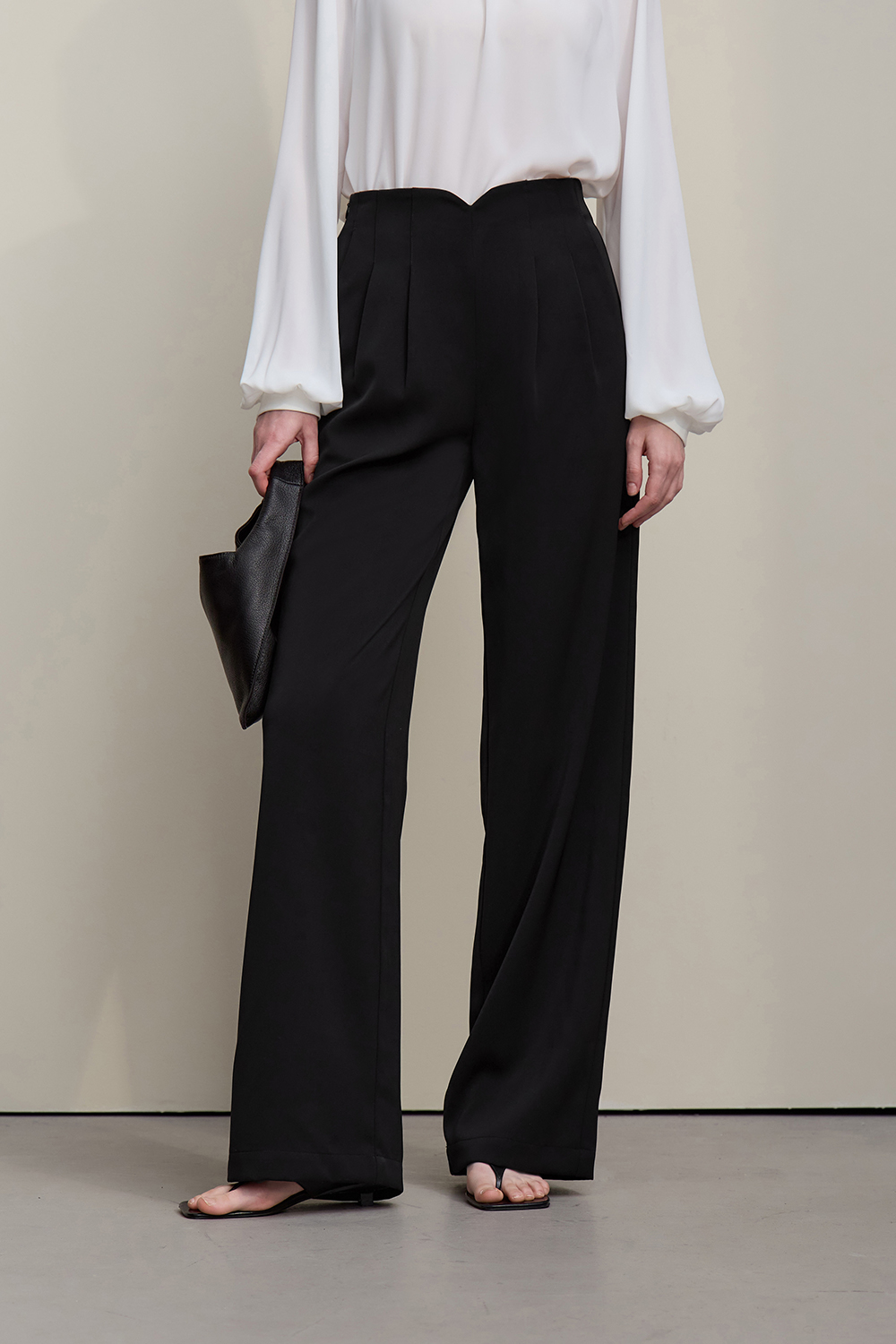 Commute Wide Leg Casual Pants