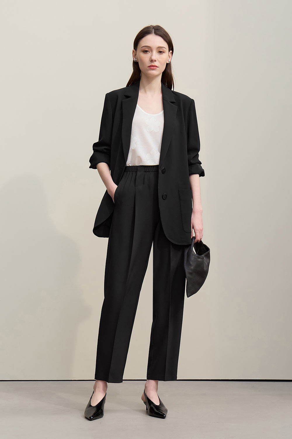 Commute Straight Leg Casual Pants