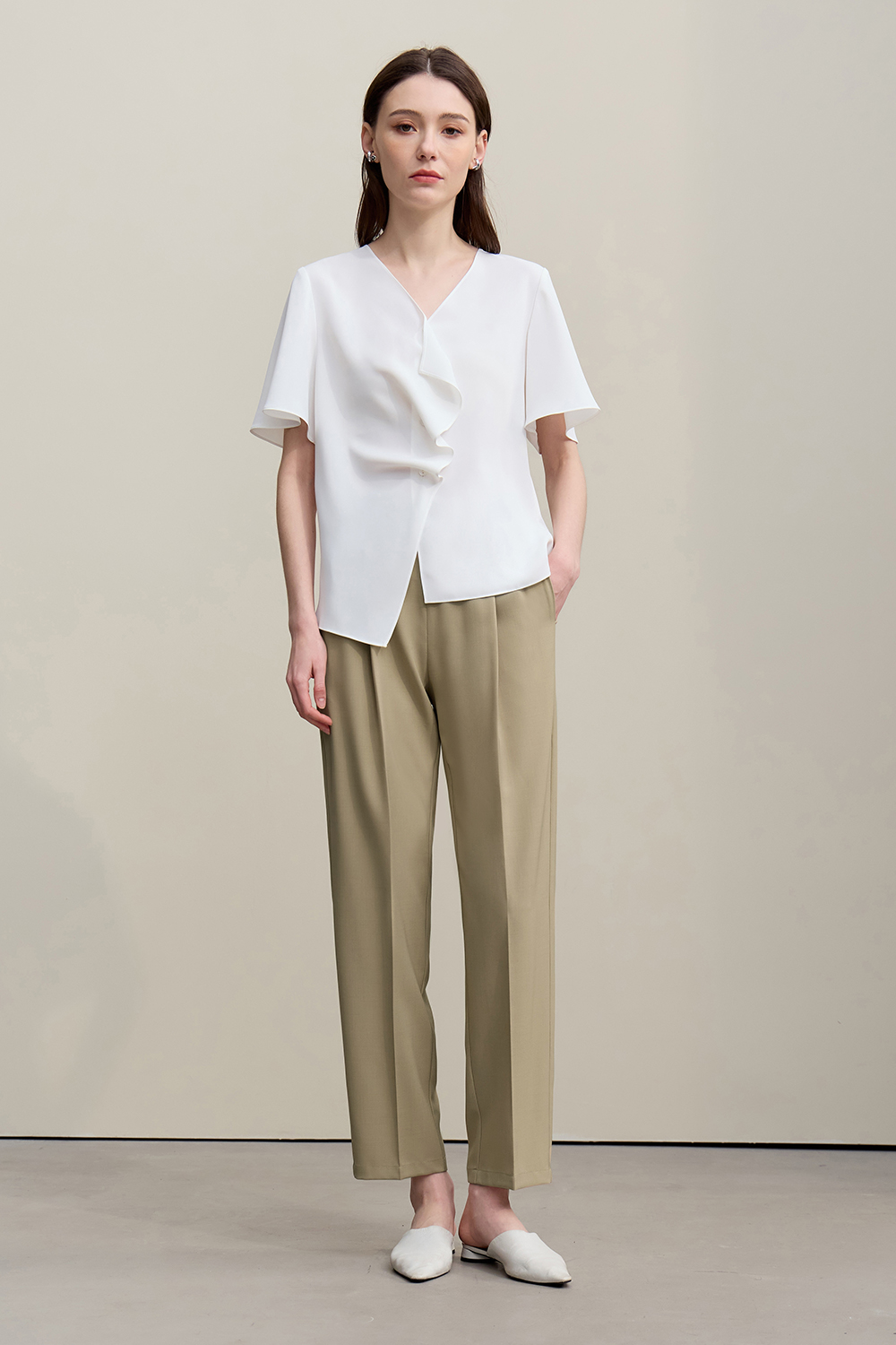 Commute Straight Leg Casual Pants