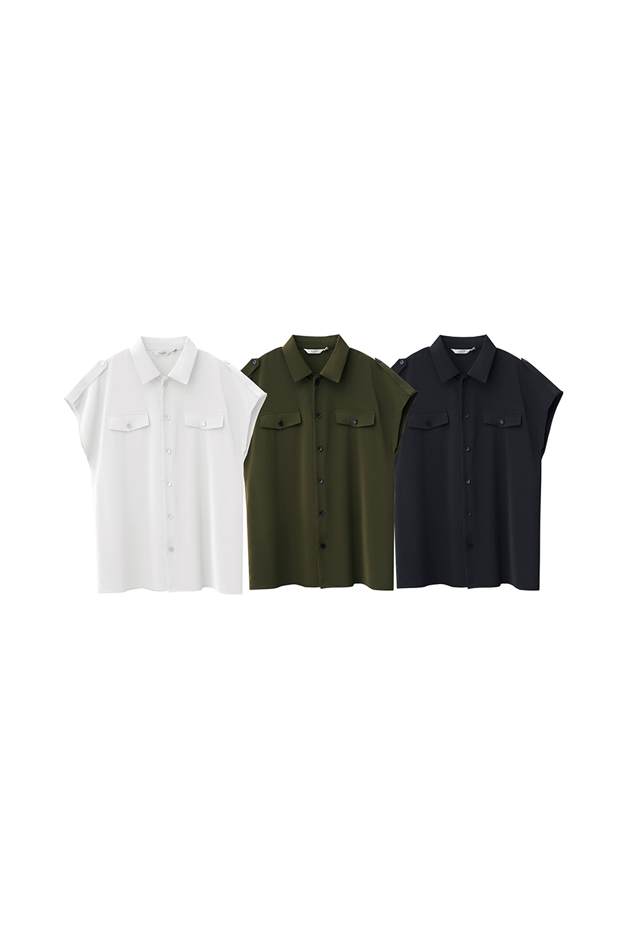 Collared Dolman Sleeve Chiffon Blouse|AMII