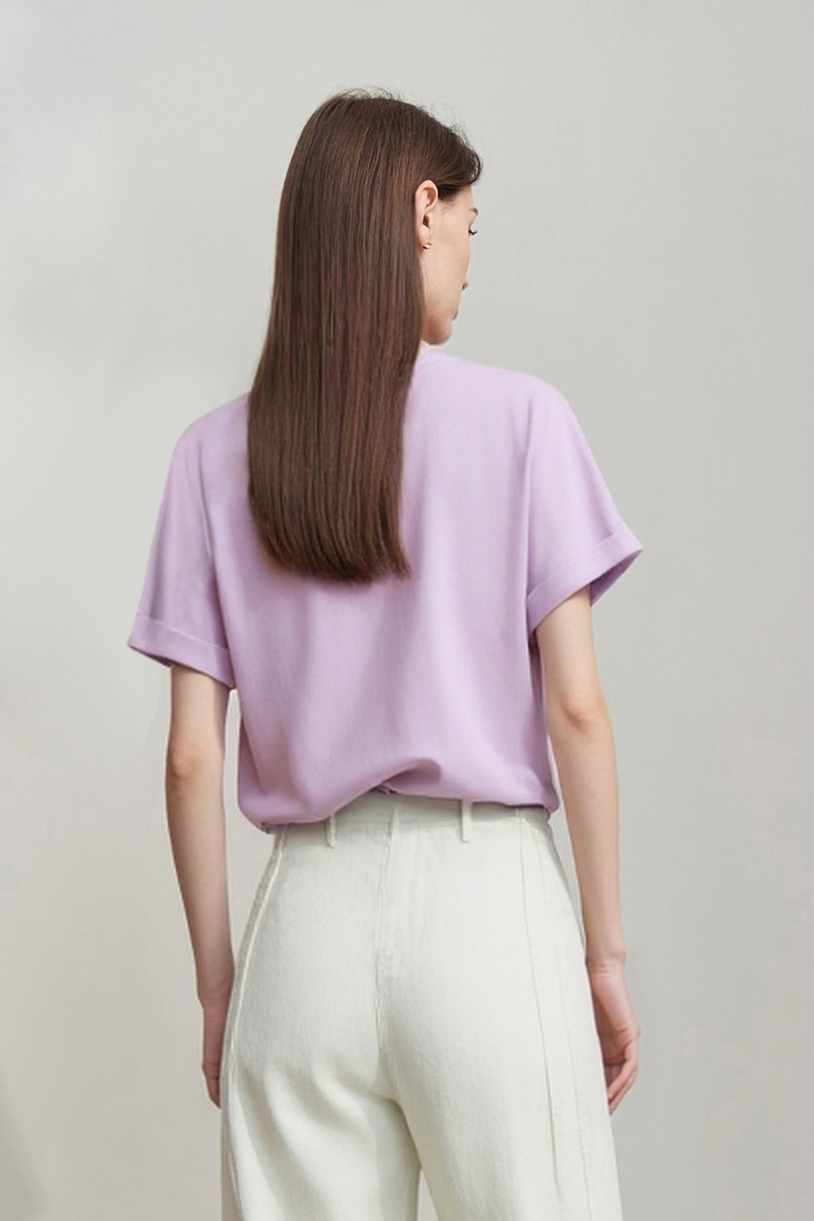 Hollow Embroidered Short-sleeve T-shirt