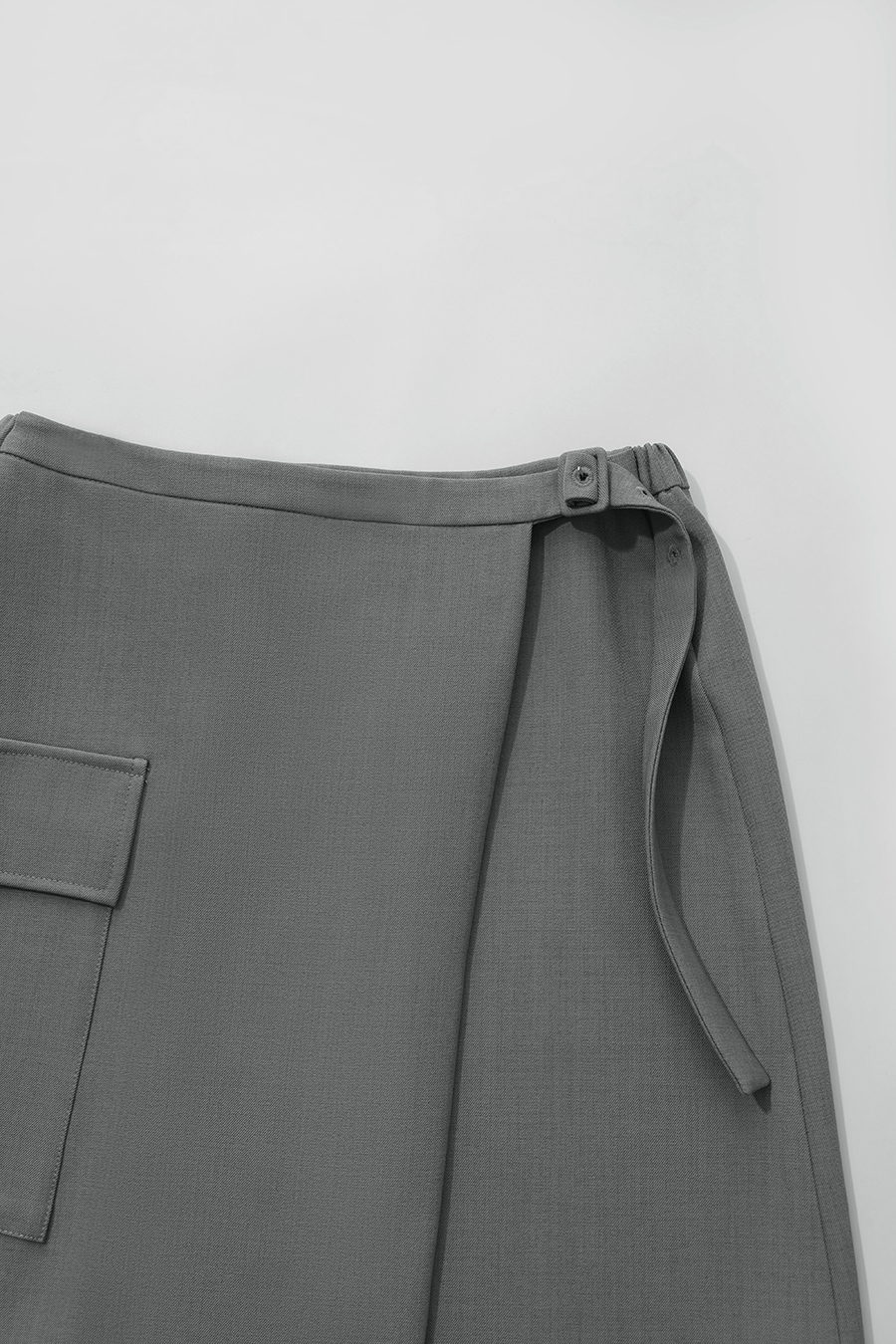 Waistband Panel Skirt