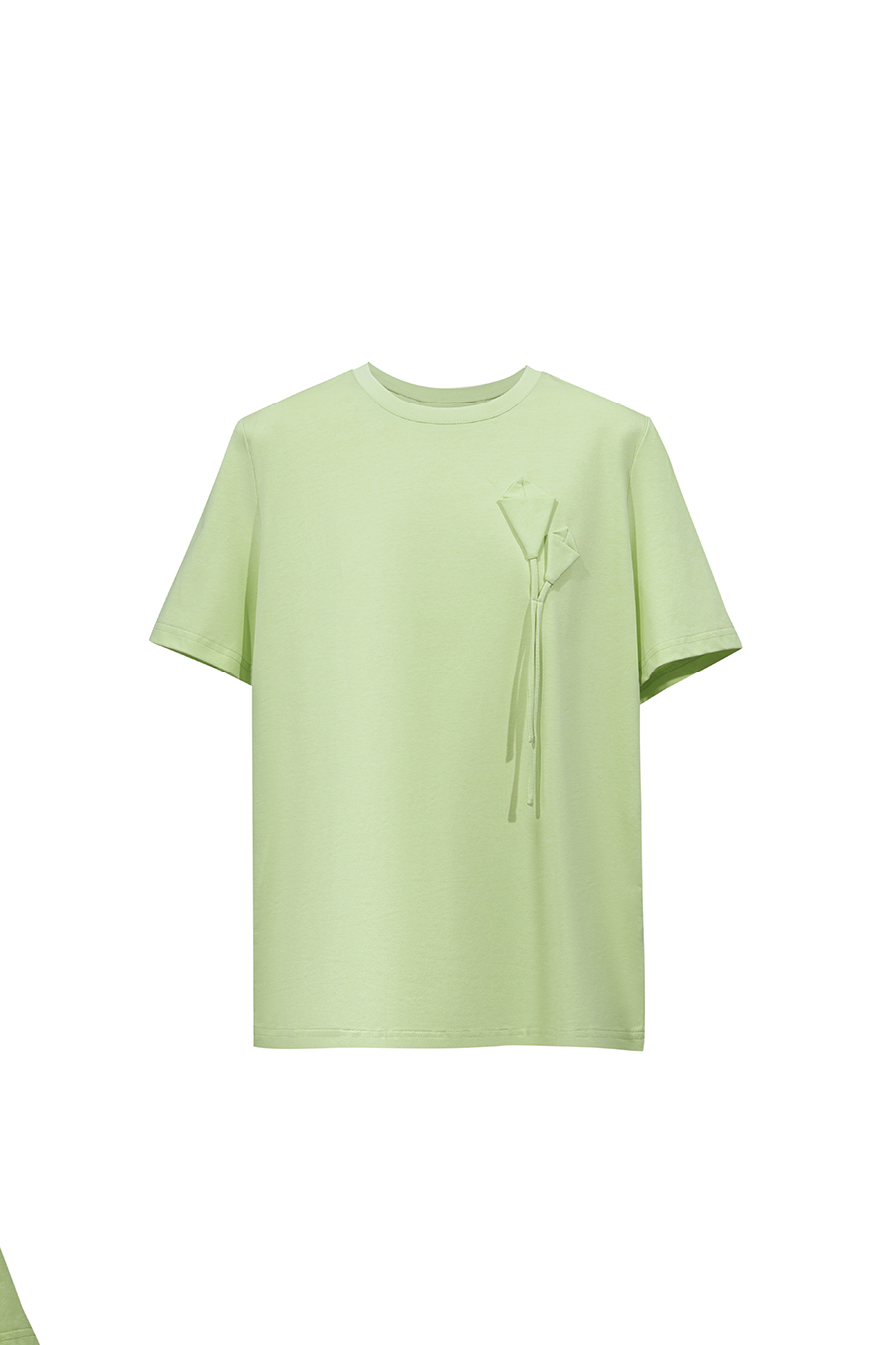 3D Floral Mulberry Silk T-shirt