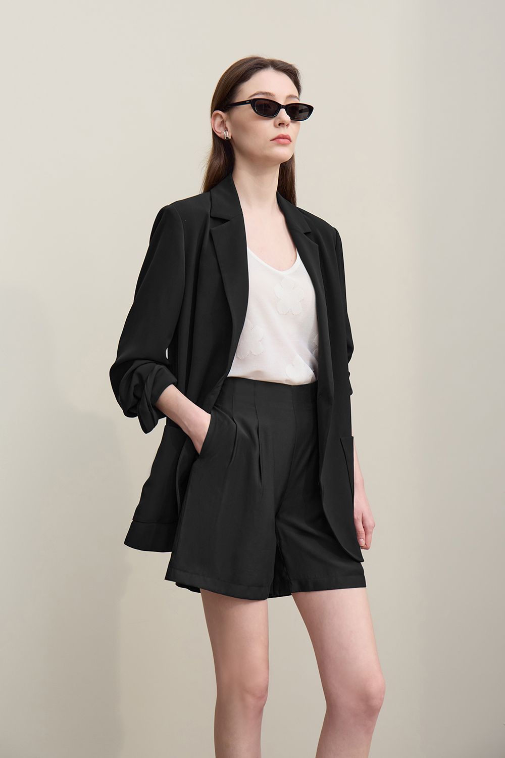 Versatile Wide Leg Casual Shorts