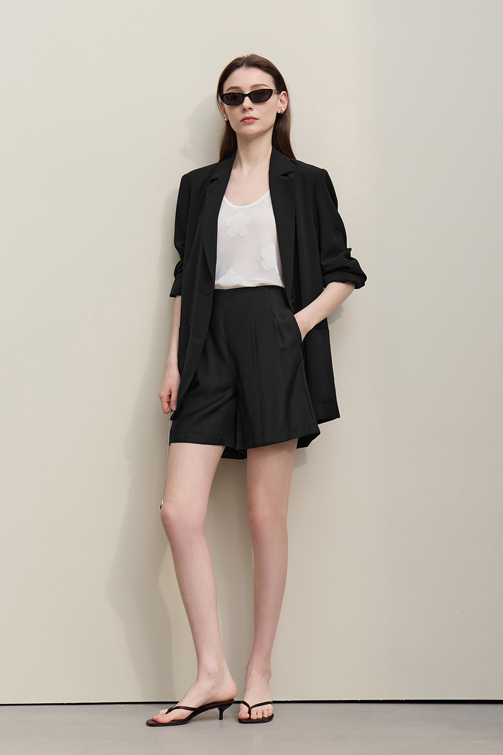 Versatile Wide Leg Casual Shorts