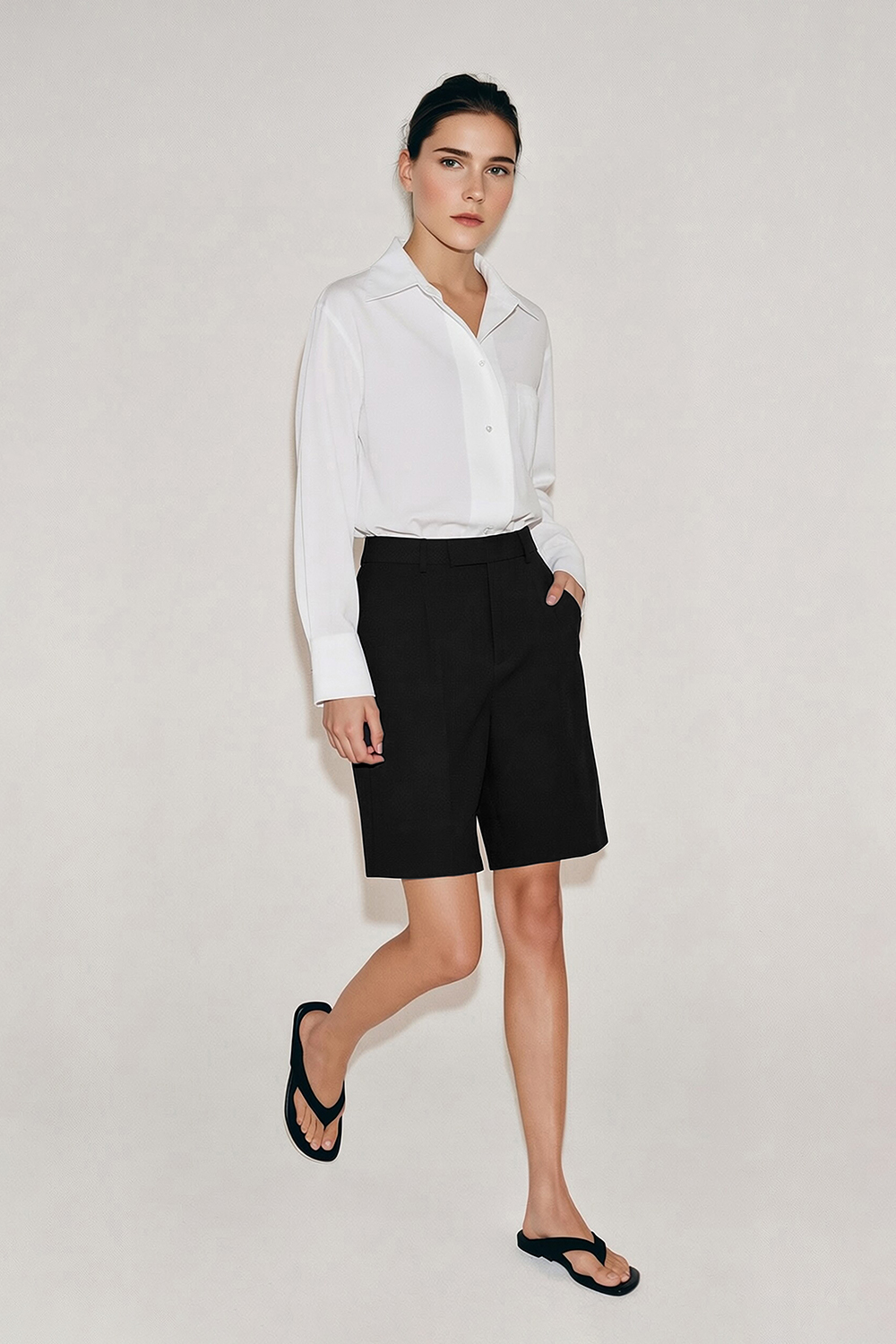 Simple Commute Casual Shorts