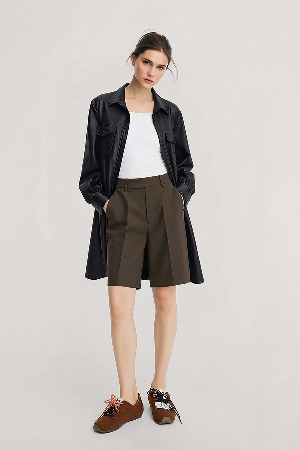 Simple Commute Casual Shorts