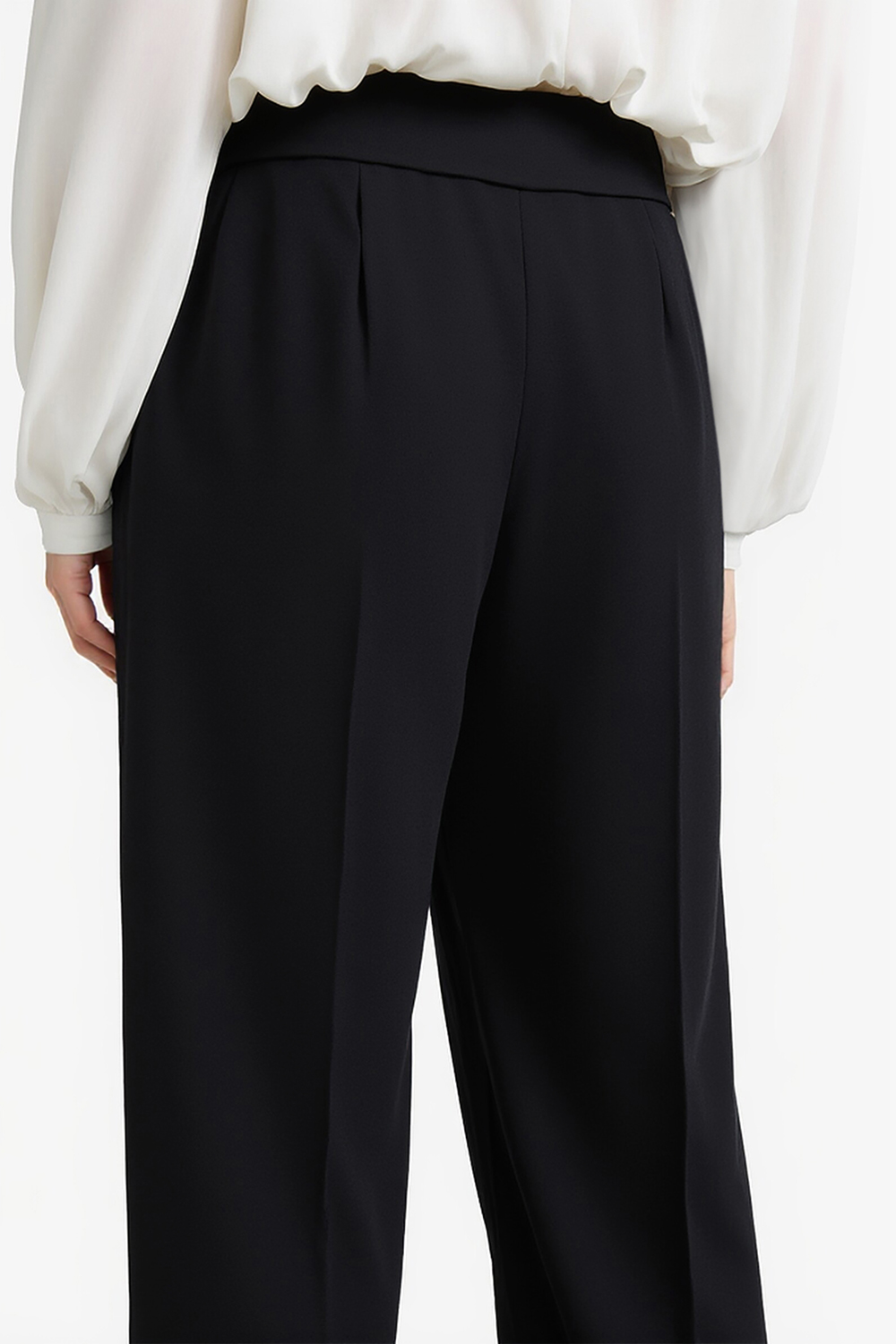 Cuffed Waist Casual Pants