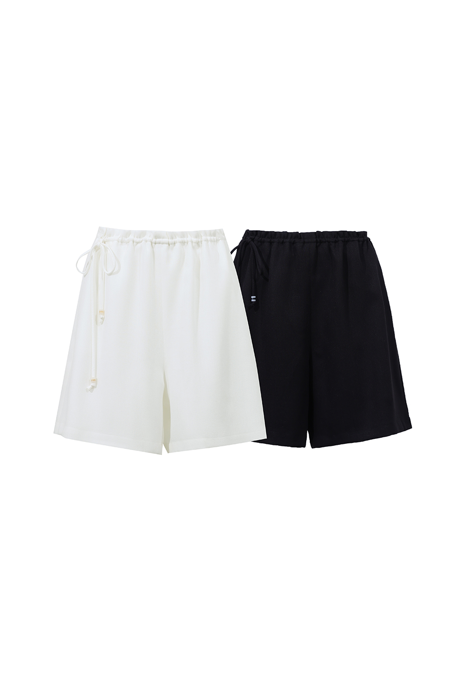 Drawstring Tie Casual Shorts|AMII