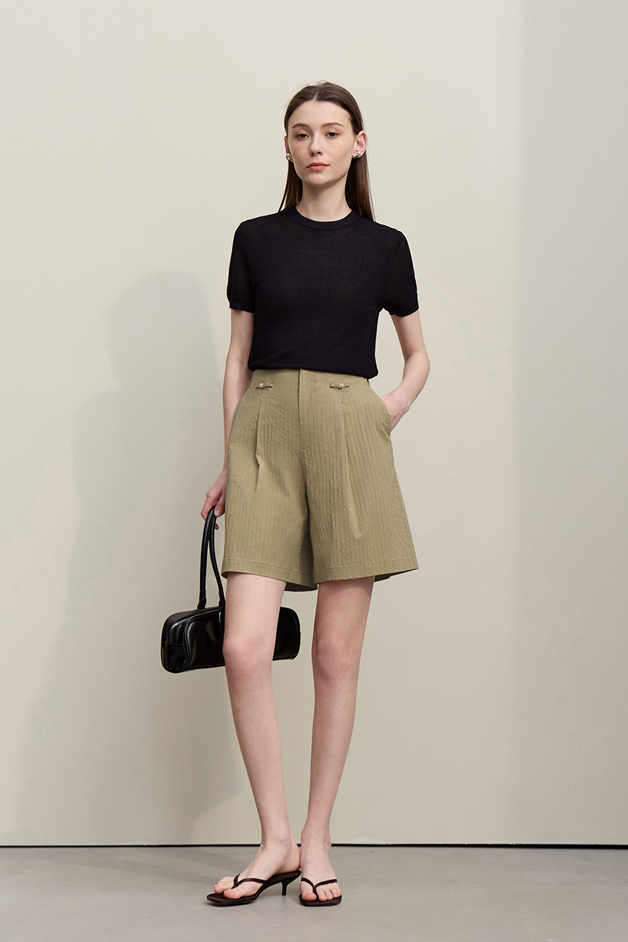 Beaded Decorated Casual Shorts