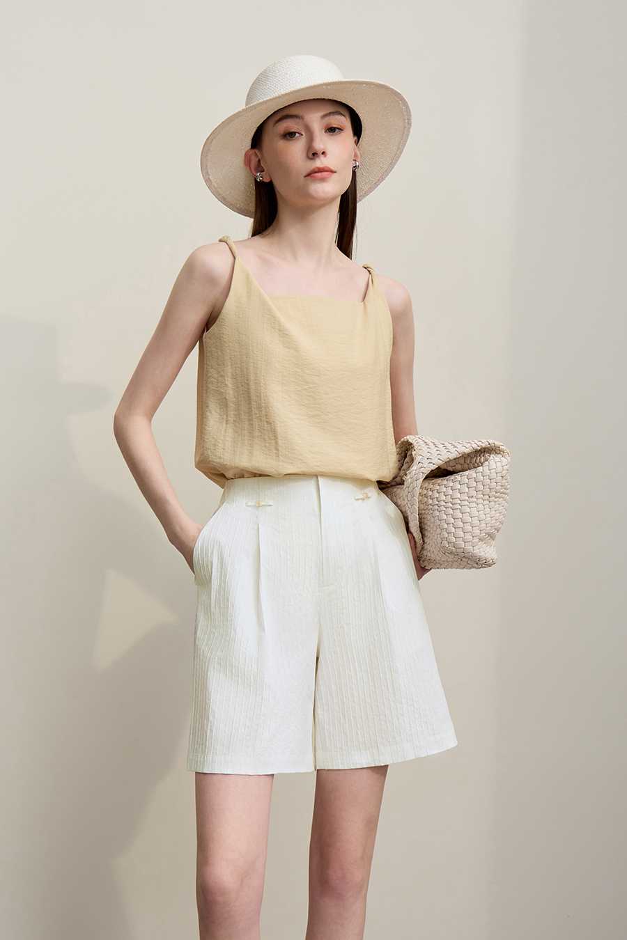 Beaded Decorated Casual Shorts