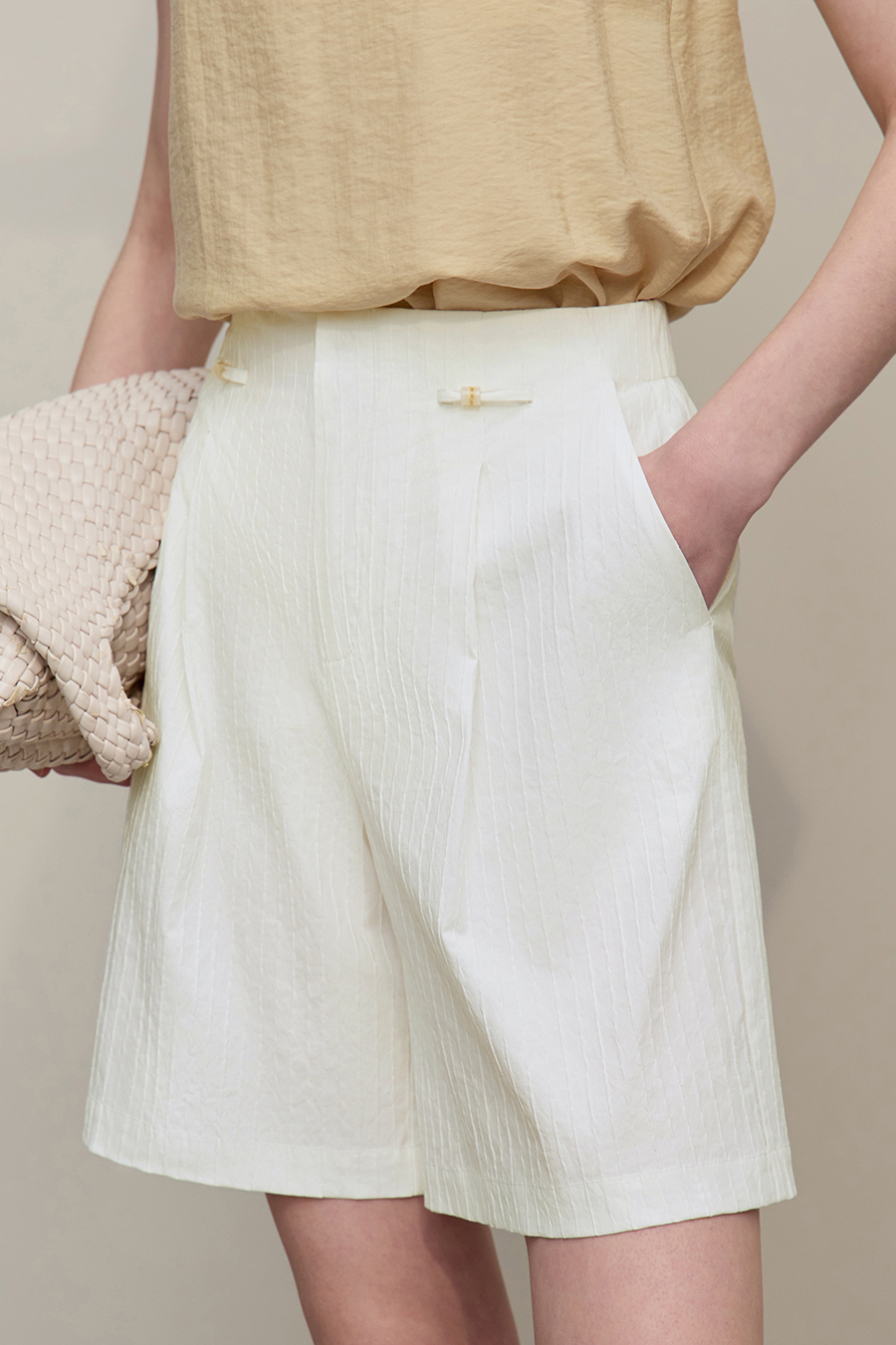 Beaded Decorated Casual Shorts