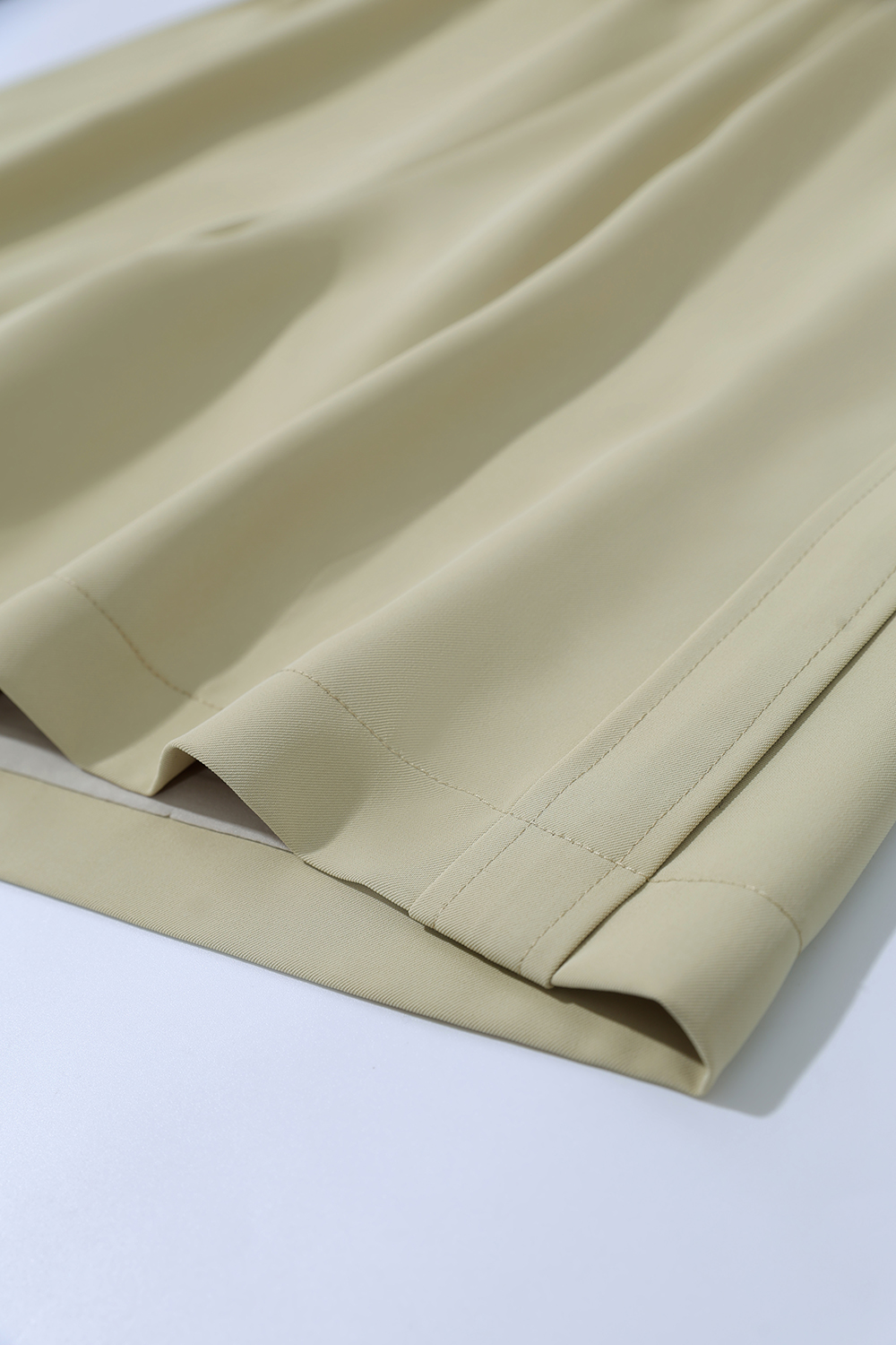 Elastic Shirred Casual Shorts