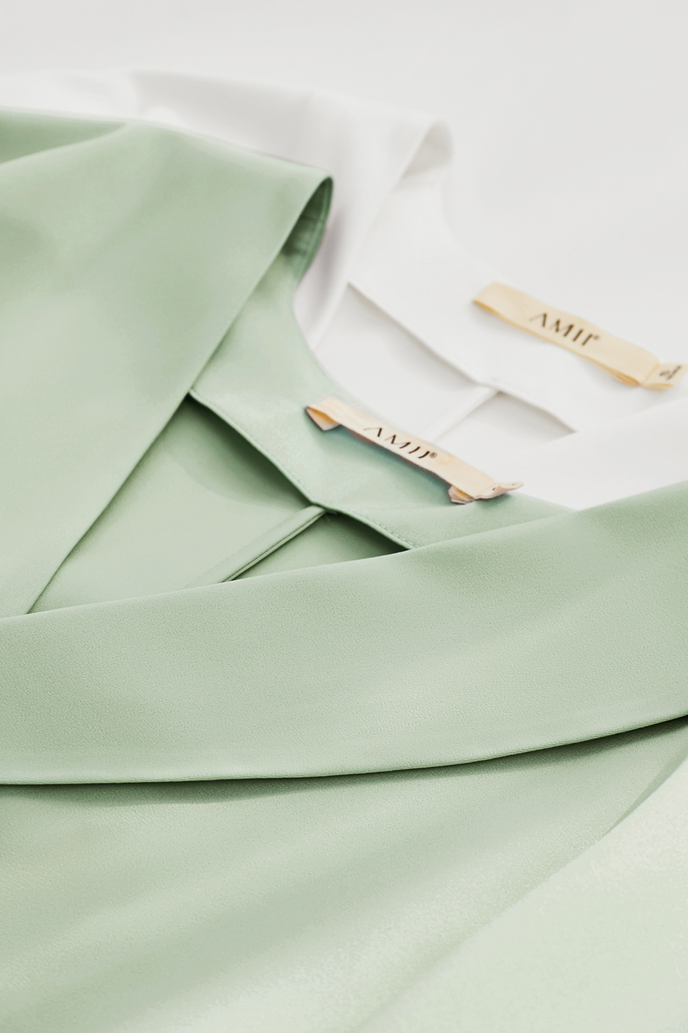 Asymmetric Satin Shirt