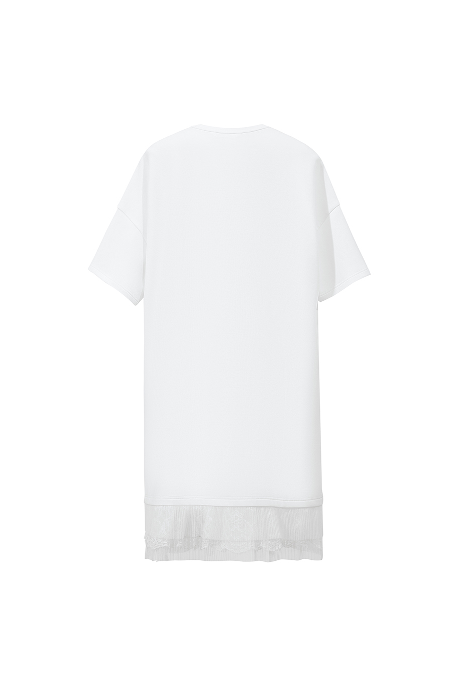 Lace Patchwork Drop Shoulder Dress