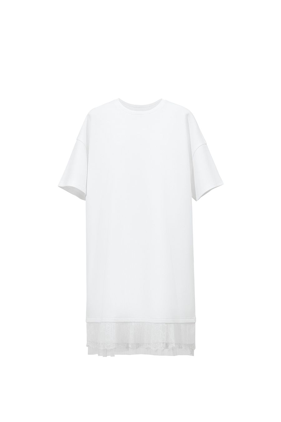 Lace Patchwork Drop Shoulder Dress