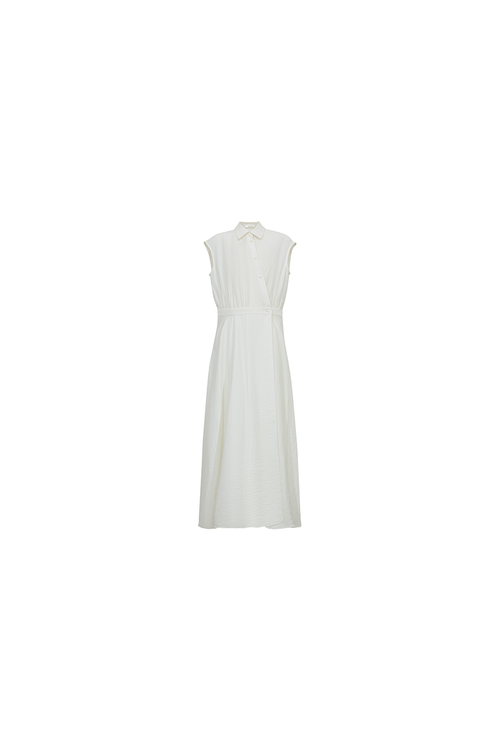 Lyocell Wool Blend Dress|AMII