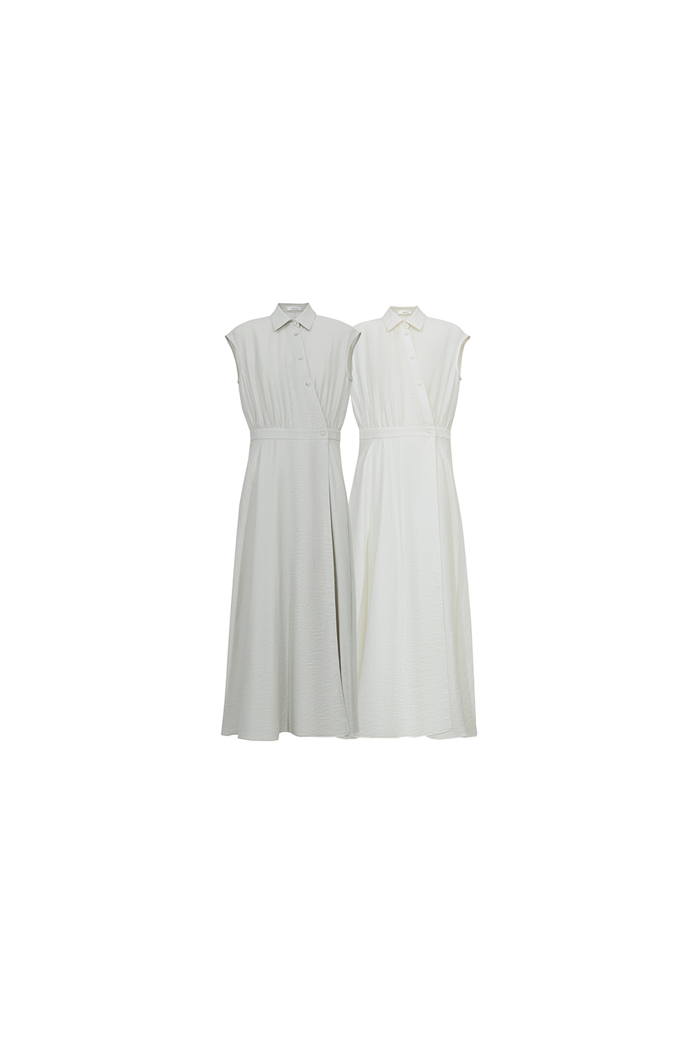 Lyocell Wool Blend Dress|AMII
