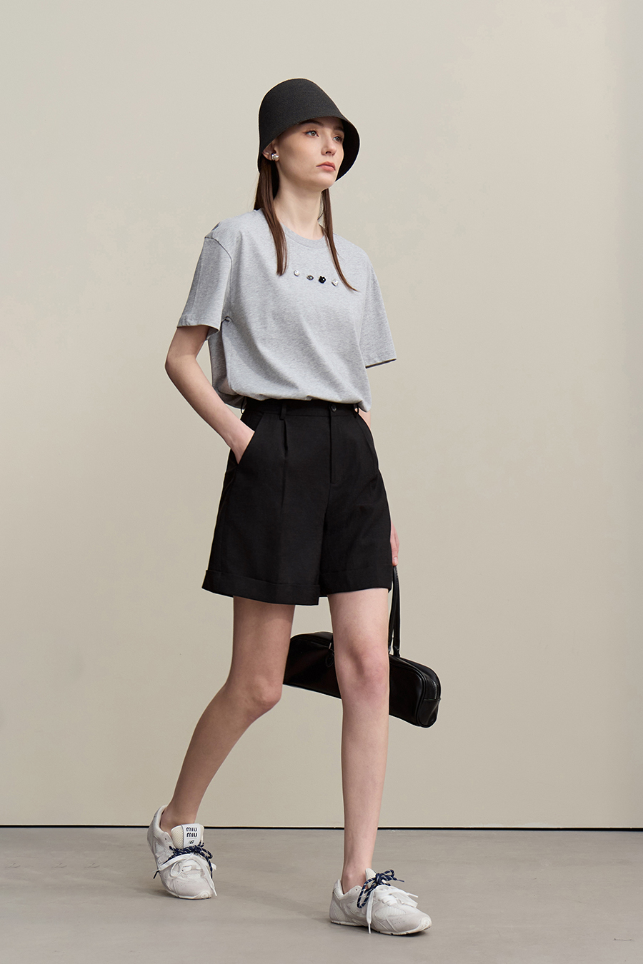 Cuffed Casual Shorts