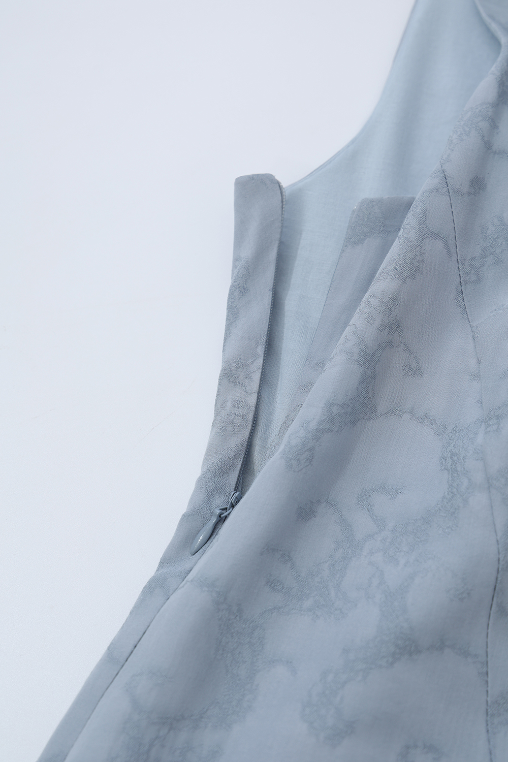 Jacquard Sleeveless Dress|AMII