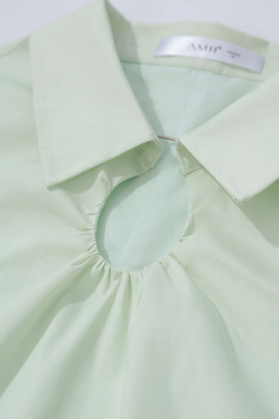Belted Lapel Dress|AMII