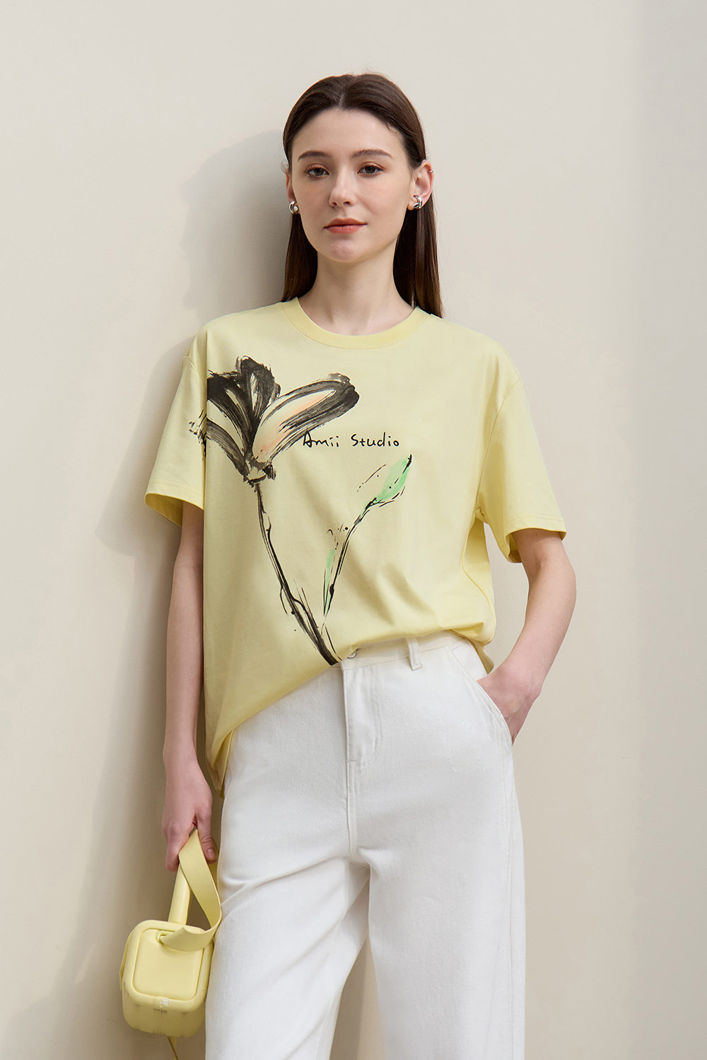 Ink Print Short Sleeve T-shirt