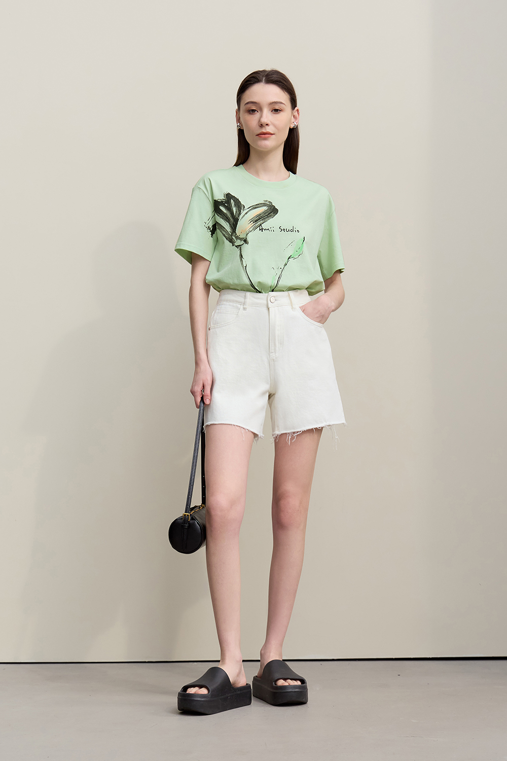 Ink Print Short Sleeve T-shirt