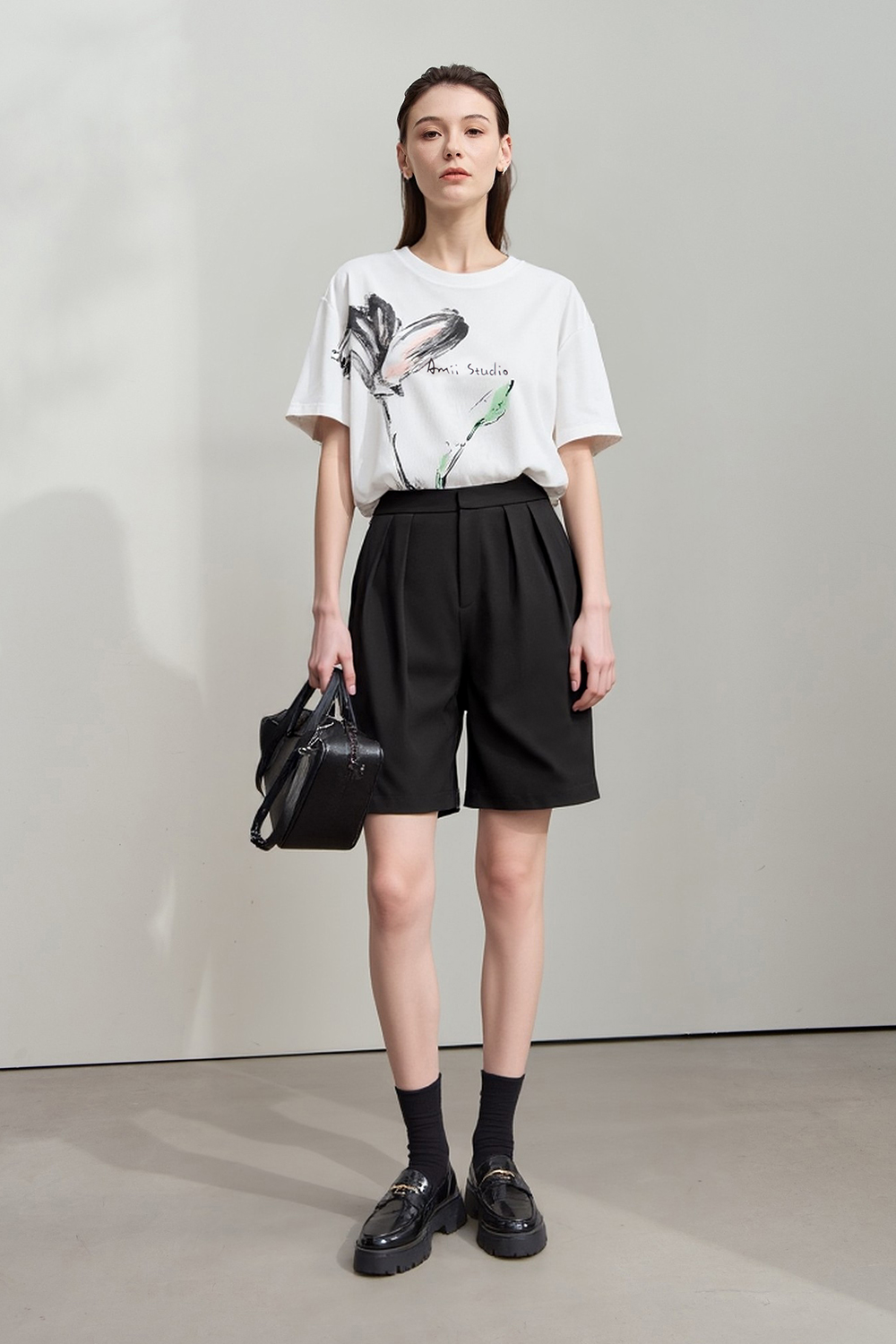 Ink Print Short Sleeve T-shirt